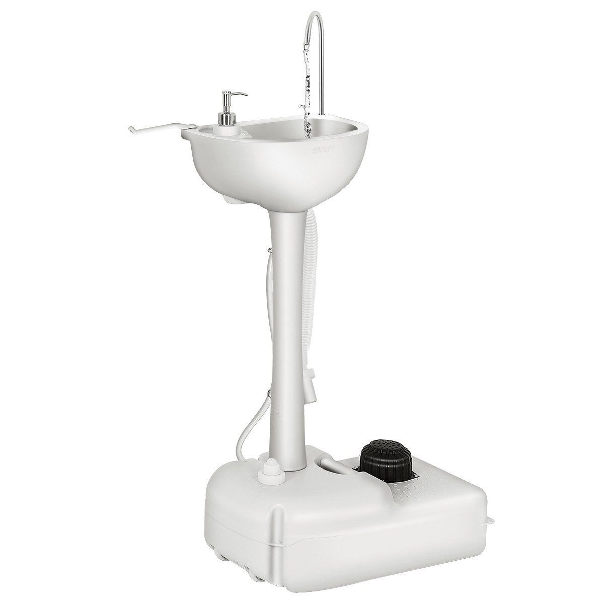 COSTWAY Campingtoilette, Campingwaschbecken mit 17L Wassertank, günstig online kaufen