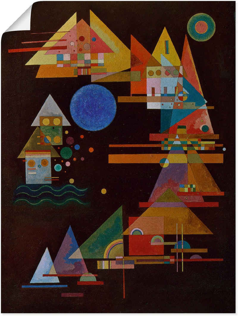 Artland Wandbild Spitzen im Bogen. 1927, Muster (1 St), als Leinwandbild, Wandaufkleber oder Poster in versch. Größen