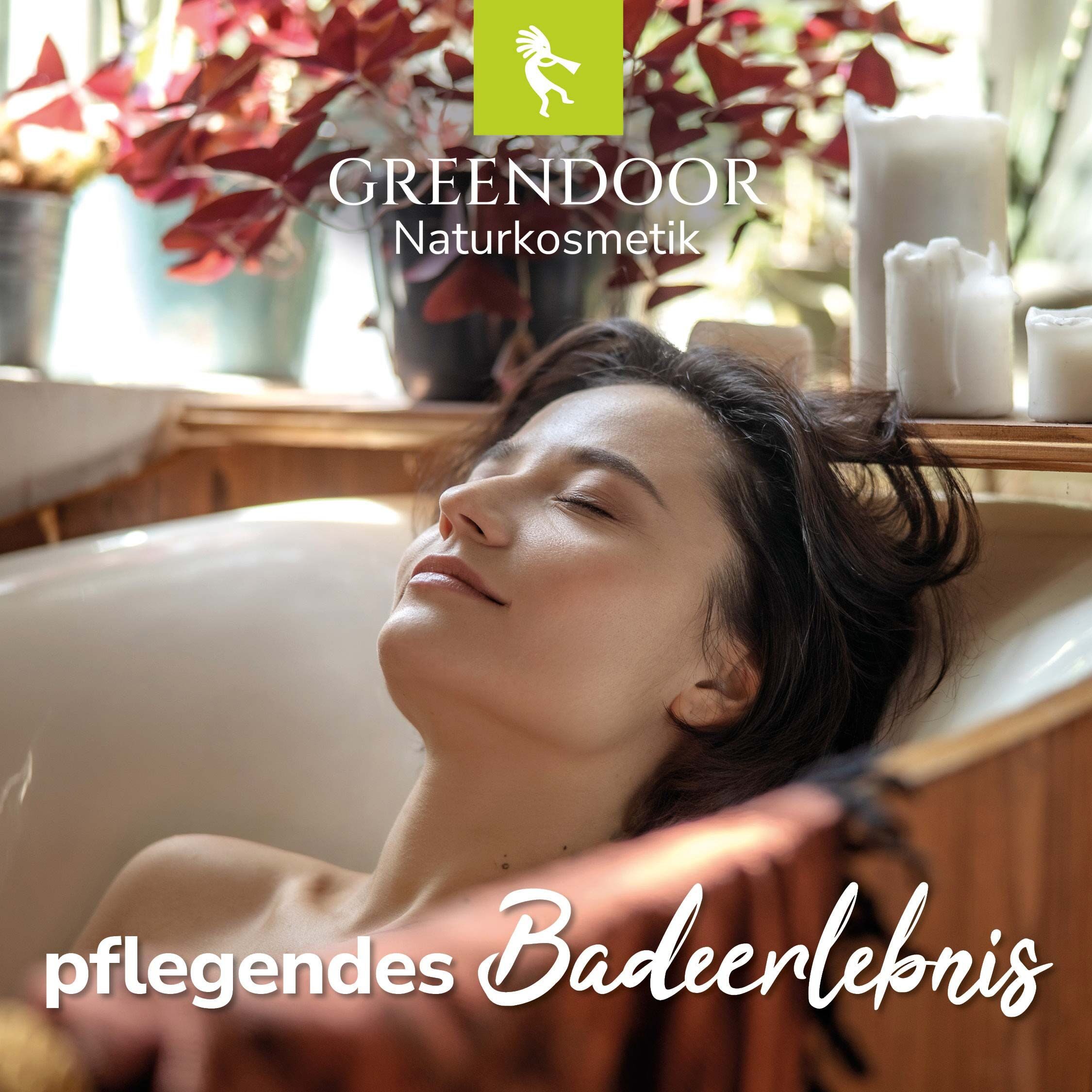 GREENDOOR Badezusatz Milchbad Rosenblüte Honig
