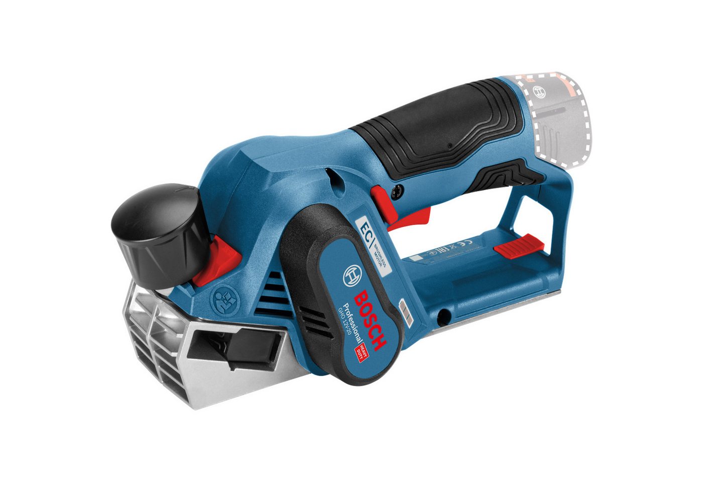 Thumbnail - Bosch Professional Akku-Elektrohobel Bosch Professional Akku-Hobel GHO 12V-20, (ohne Akku und Ladegerät, in L-BOXX)