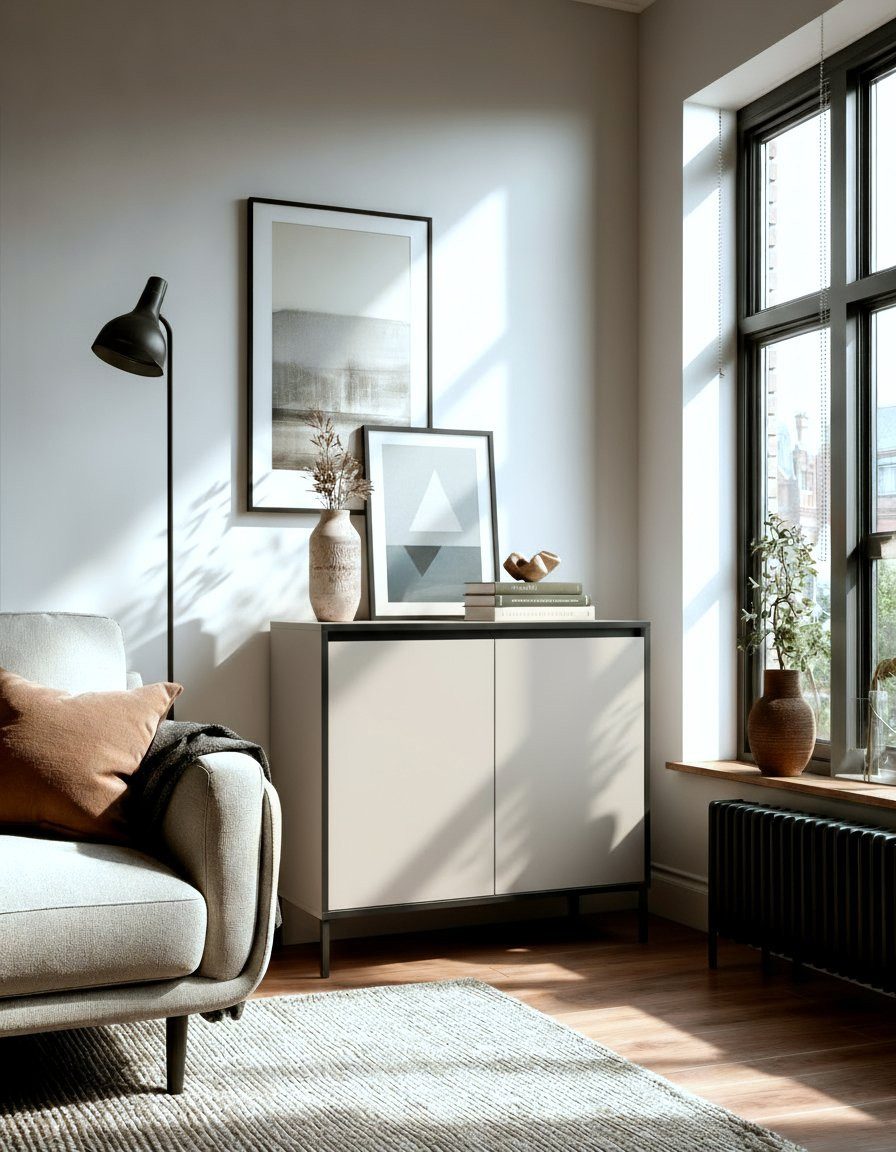 Newroom Kommode Kaschmir 92 cm, Kommode Kaschmir Elegant Sideboard Highboard Schlafzimmer Anrichte ...