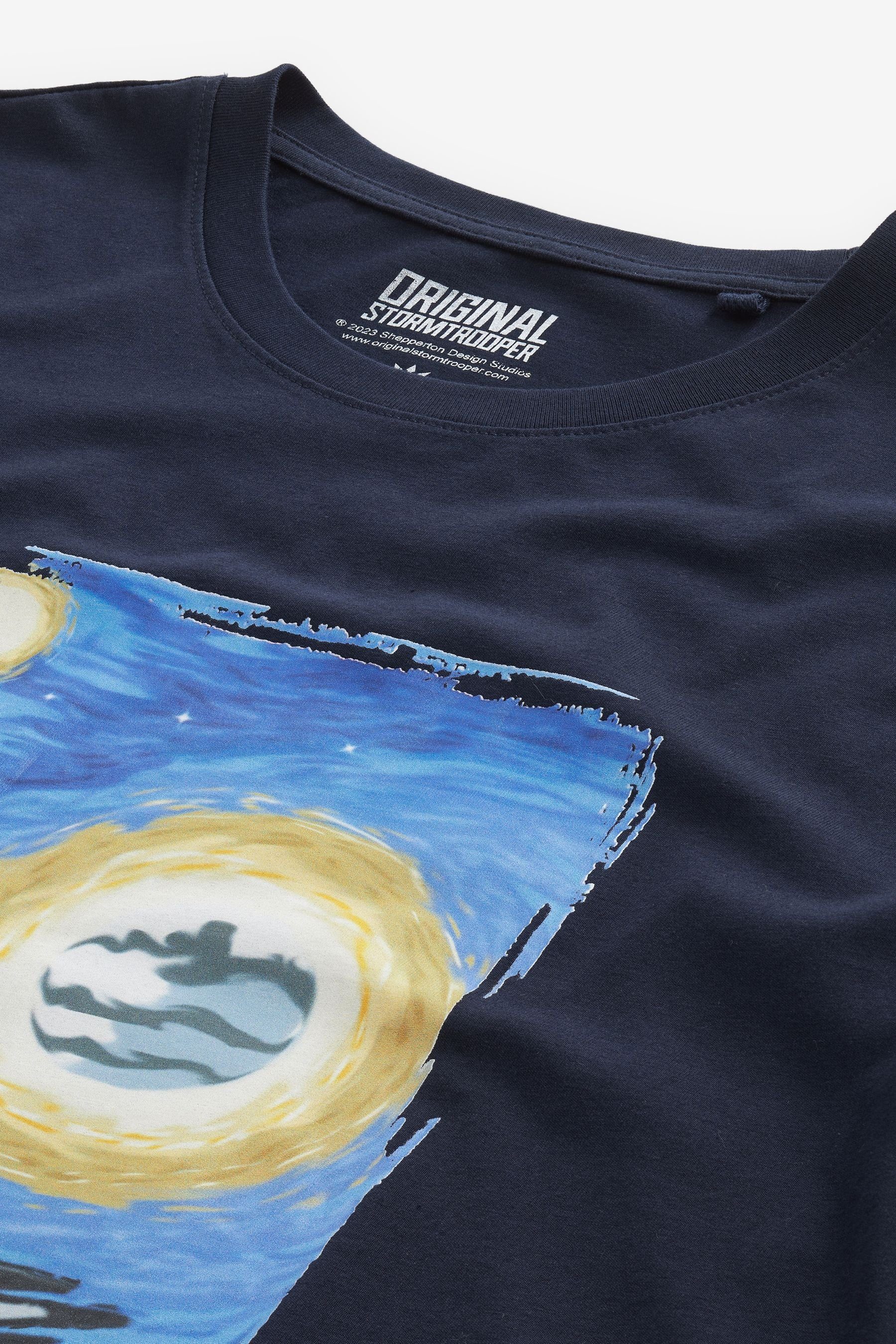 Star Next Navy Lizenziertes T-Shirt Blue Stormtrooper Art T-Shirt Wars® (1-tlg)