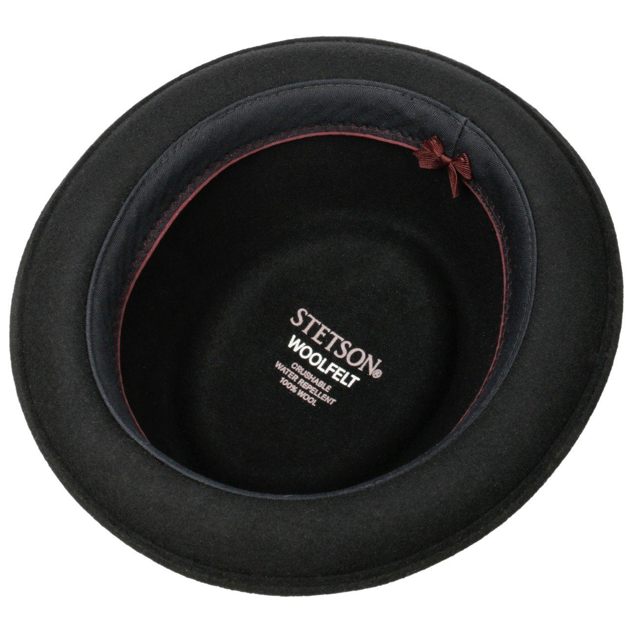 Stetson Fedora (1-St) Wollfilzhut mit Futter