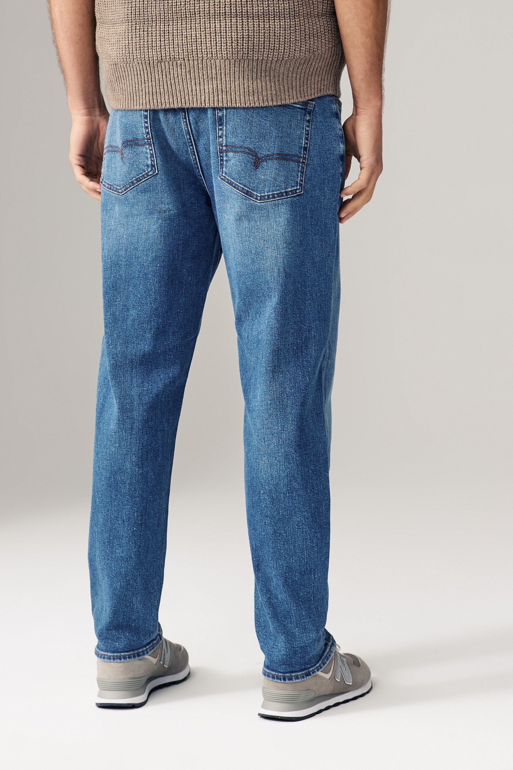 Next Tapered-fit-Jeans Authentic Stretchjeans im Vintage-Look (1-tlg) günstig online kaufen