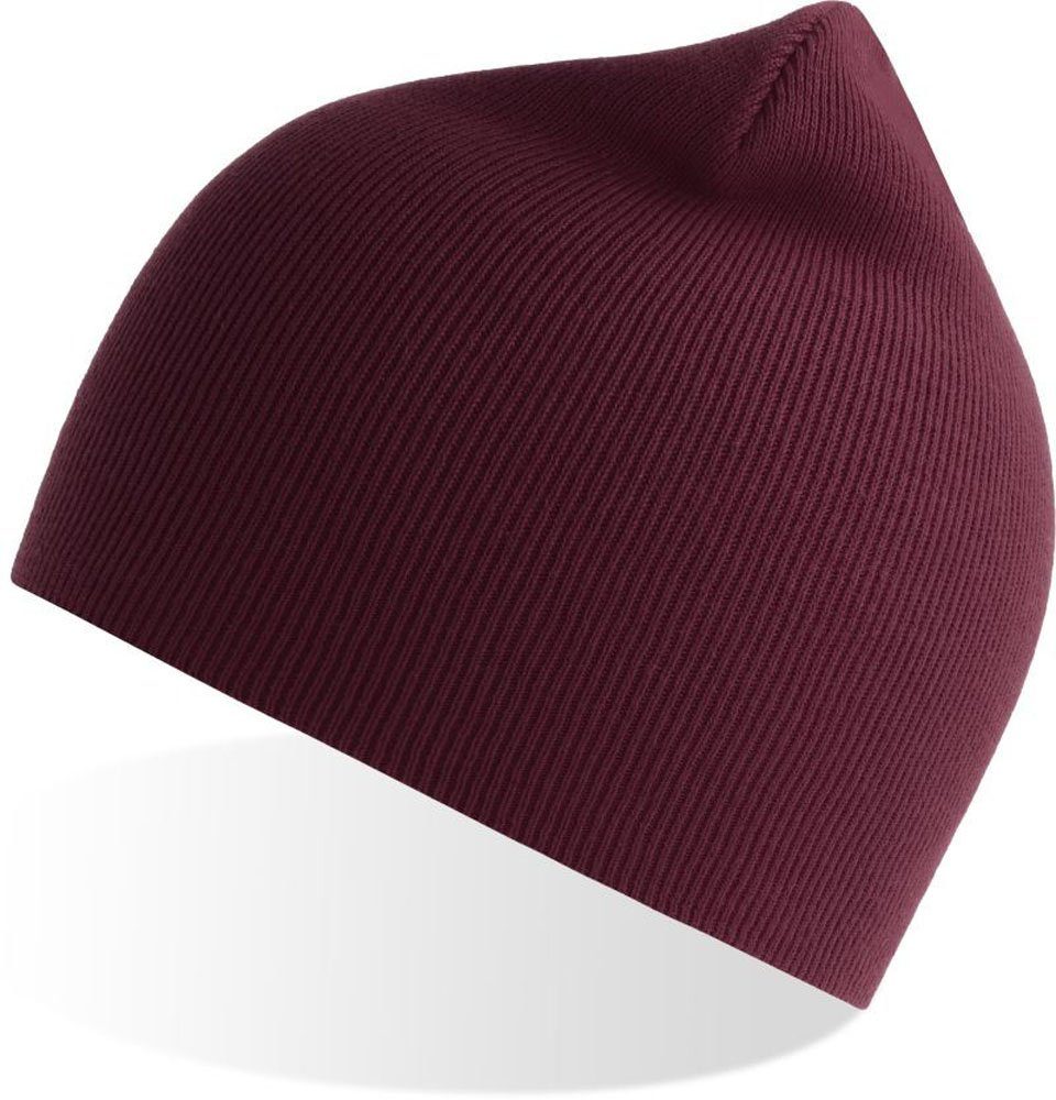 Modescout Stadler Beanie Mütze Beanie Herbst Winter Rippstrick Aus antiallergener Naturfaser zertifizierter Bio-Baumwolle