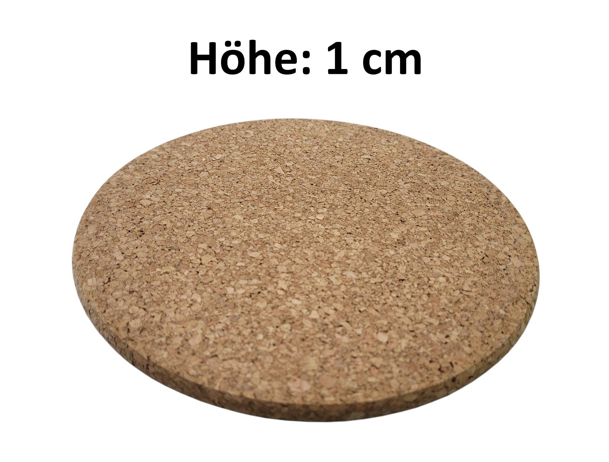 Provance Topfuntersetzer 4 x Korkuntersetzer Topfuntersetzer 19 cm, 4-tlg.