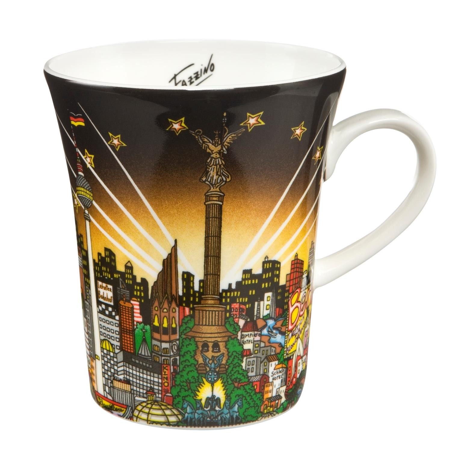 Goebel Tasse Mehrfarbig, Durchmesser 1 cm, Porzellan, Farbe: Mehrfarbig, Motiv: Berlin