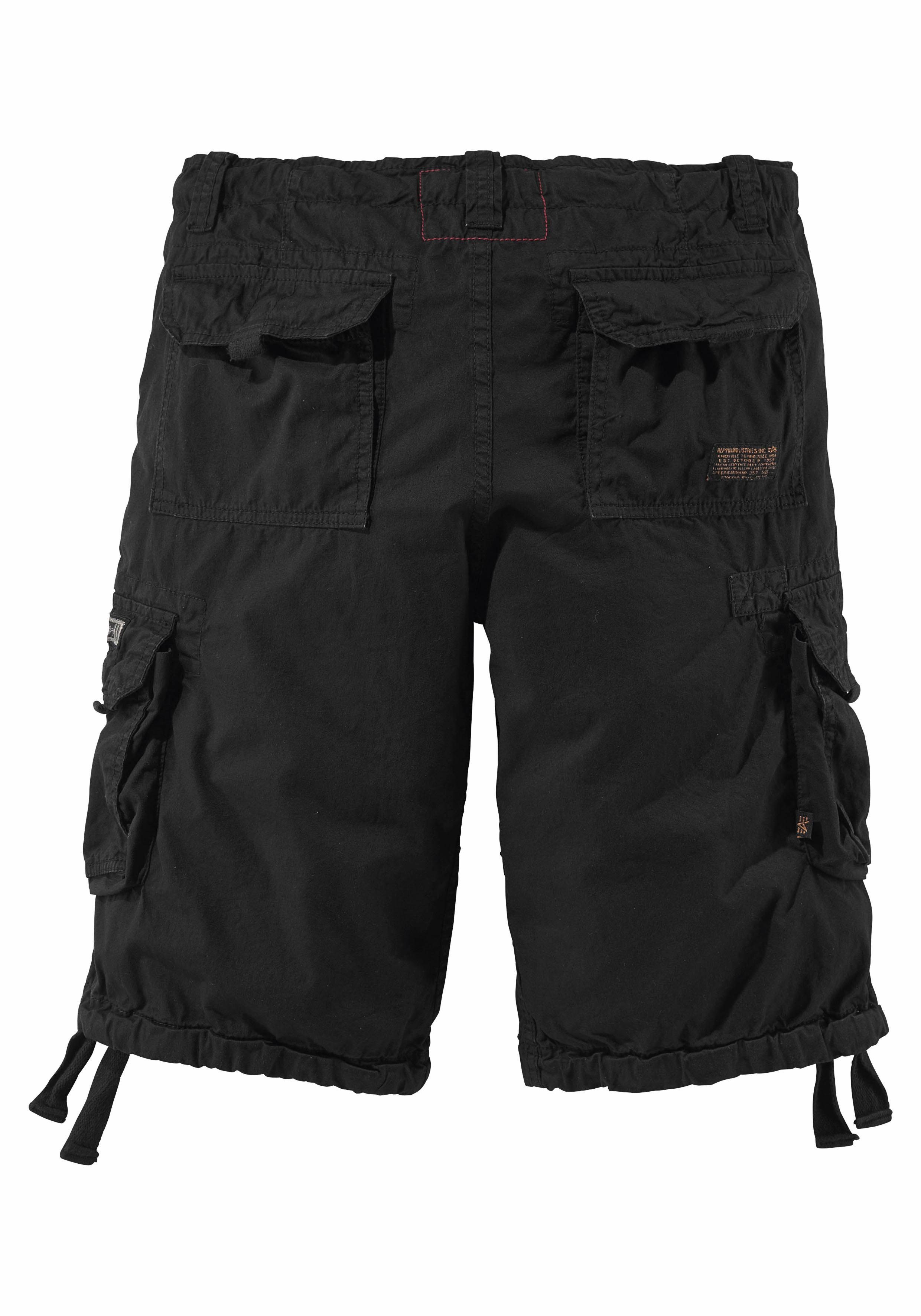 Jet Cargobermudas Alpha Industries schwarz Short