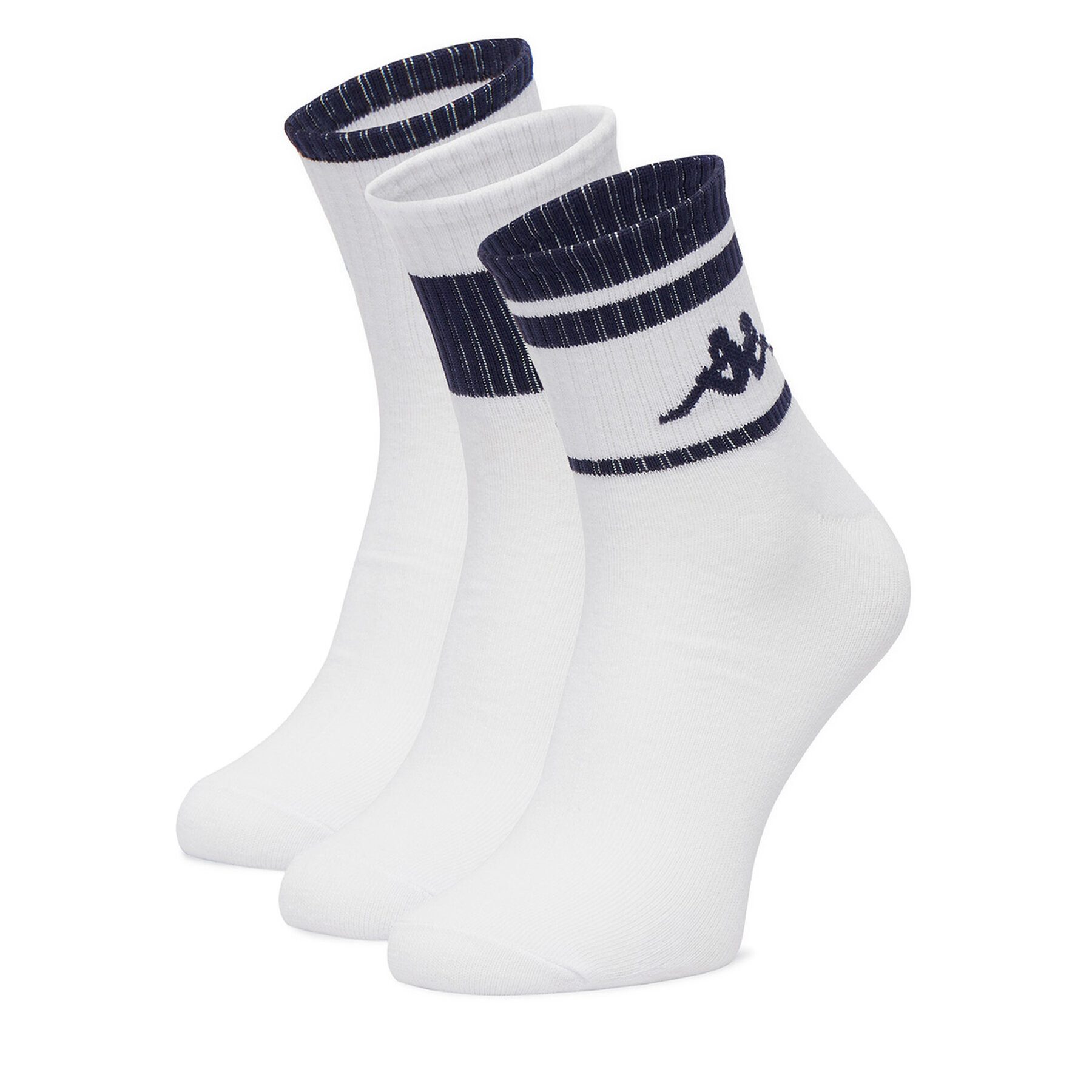 Kappa Socken Kappa Unisex Lange Socken Weiß