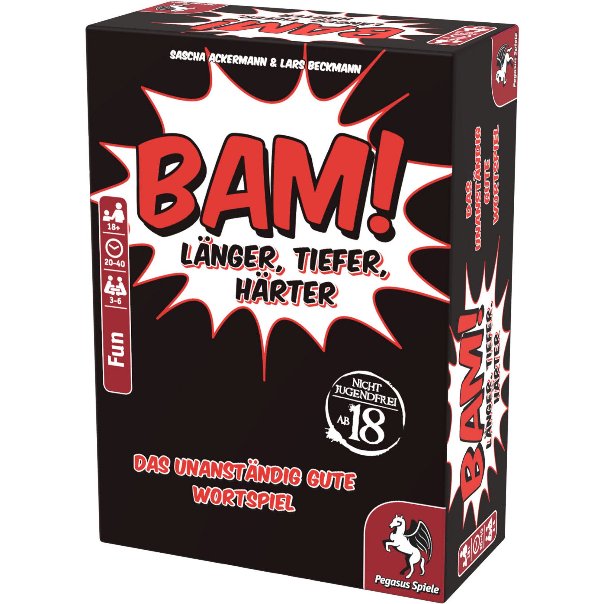 Pegasus Spiel Pegasus BAM! - Länger, Tiefer, Härter, Partyspiel