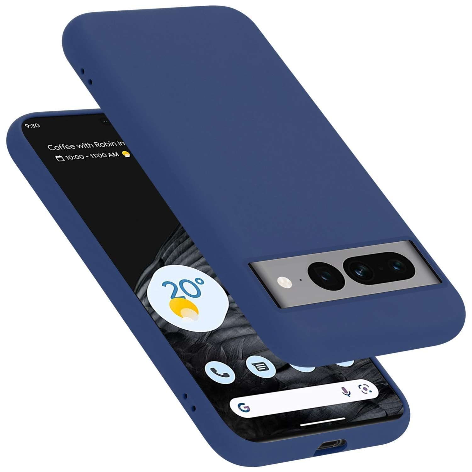 Cadorabo Handyhülle für Google PIXEL 7 PRO Hülle Google PIXEL 7 PRO, Flexible Hülle TPU Silikon Schutzhülle Back Cover Case