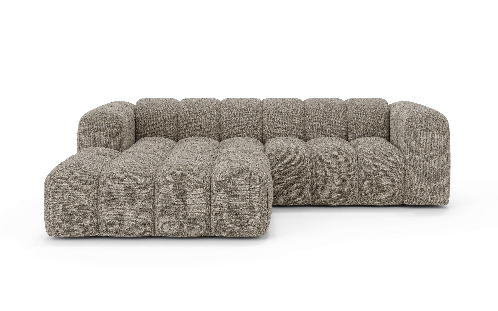 OTTO home Ecksofa KALLIE Design-Sofa mit Wellenunterfederung, Bubble-Optik, günstig online kaufen