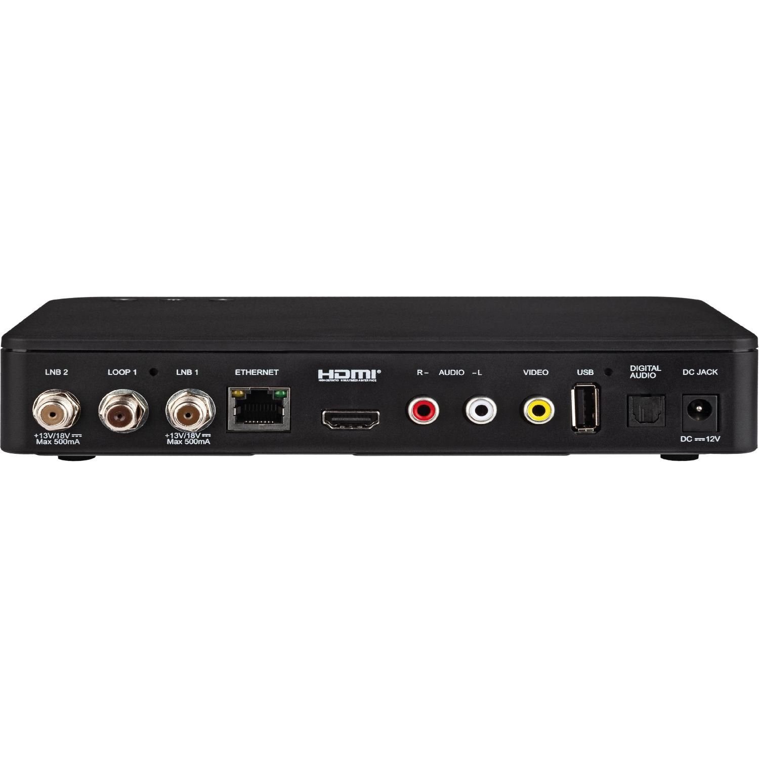 TELESTAR TELETWIN HD FULL RJ45 Twin-Satreceiver Bluetooth to HD Sende-Funktion) u. mit A2DP Satellitenreceiver Bluetooth, USB PVR Netzwerkbuchse, Sat (LAN (Ethernet), IP