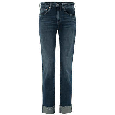 ADRIANO GOLDSCHMIED Straight-Jeans Jeans GIRLFRIEND LONG Mid Waist