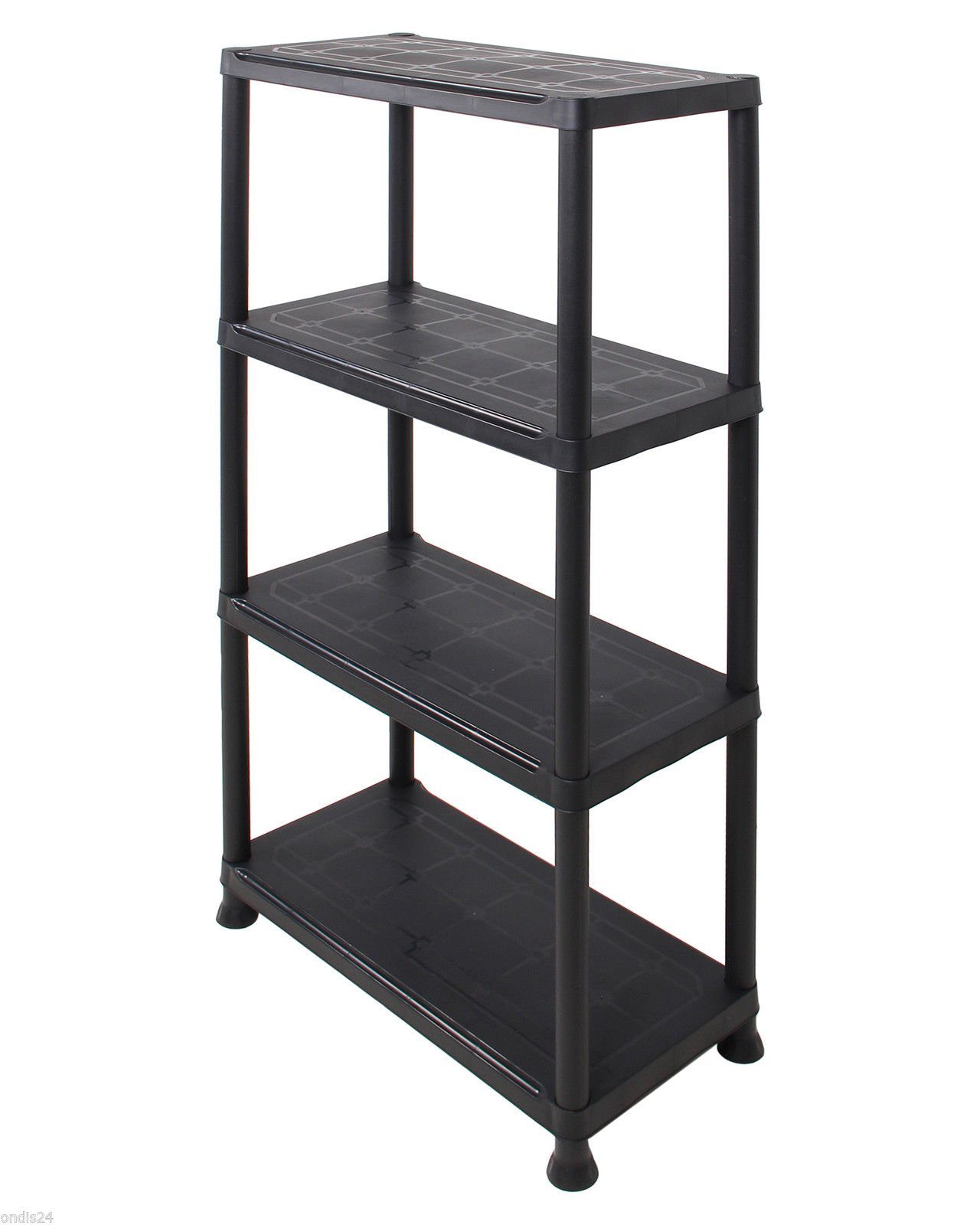 ONDIS24 Steckregal 5x Kunststoffregal, 60 x 30 x 135 (H) cm, 4 Böden, Schwe günstig online kaufen