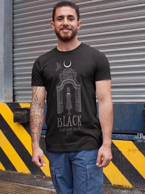Nastrovje Potsdam T-Shirt Wednesday Black Is My Happy Colour