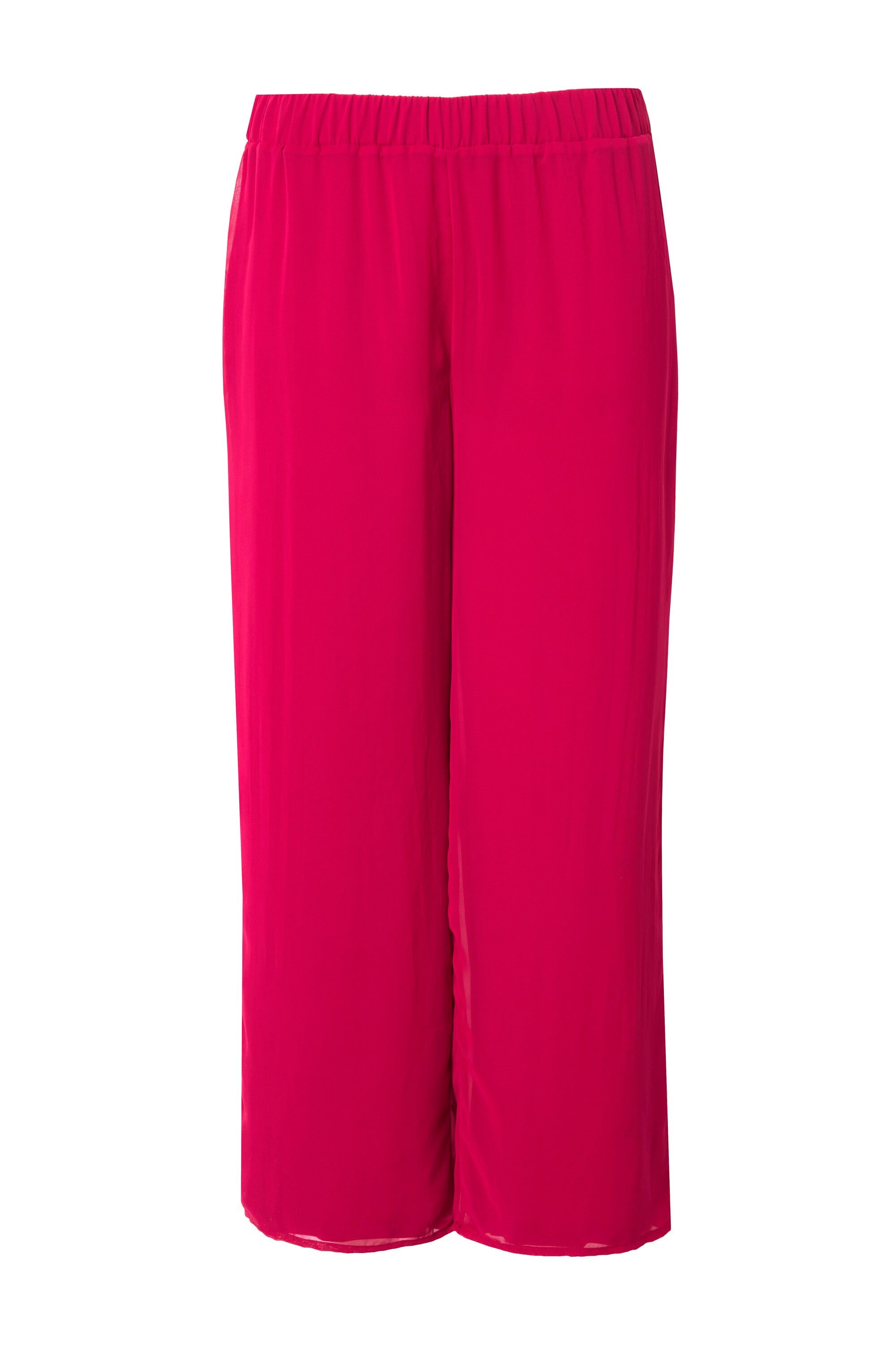 Ulla Popken Schlupfhose Chiffonhose doppellagig weites günstig online kaufen