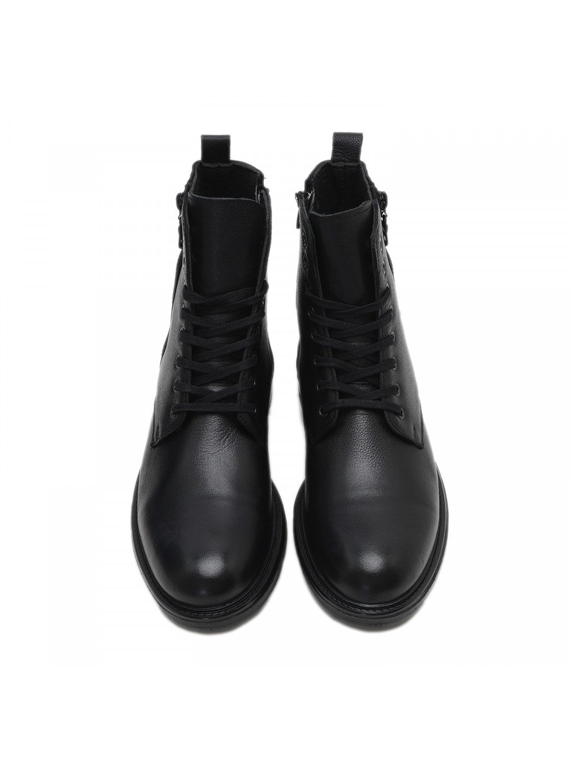 Desa Herren-Ankle-Boots aus Leder – Textilfutter, Kunststoffsohle, flacher günstig online kaufen