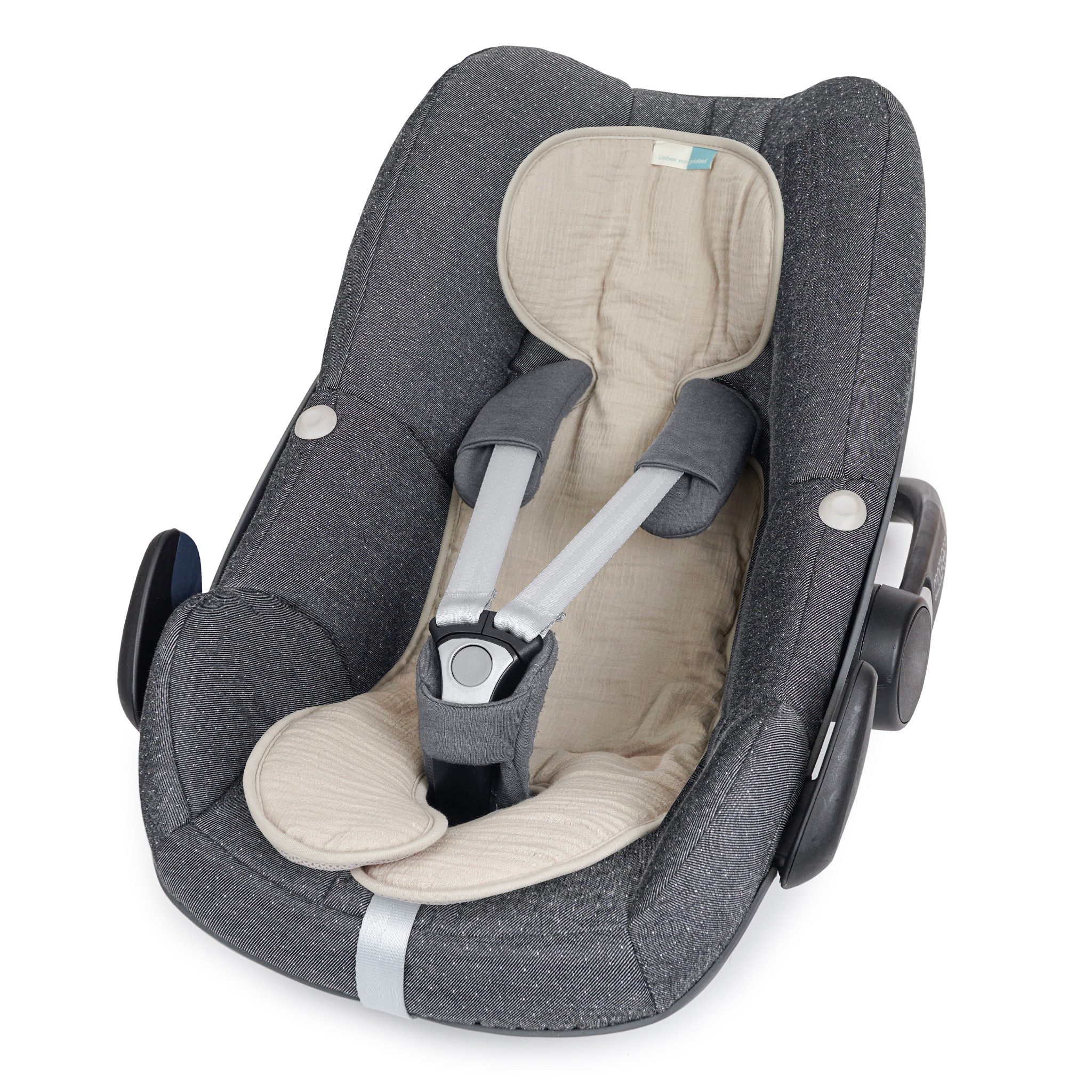 Liebes von priebes Kinder-Sitzauflage Coolair Sitzauflage für Babyschalen Gruppe 0