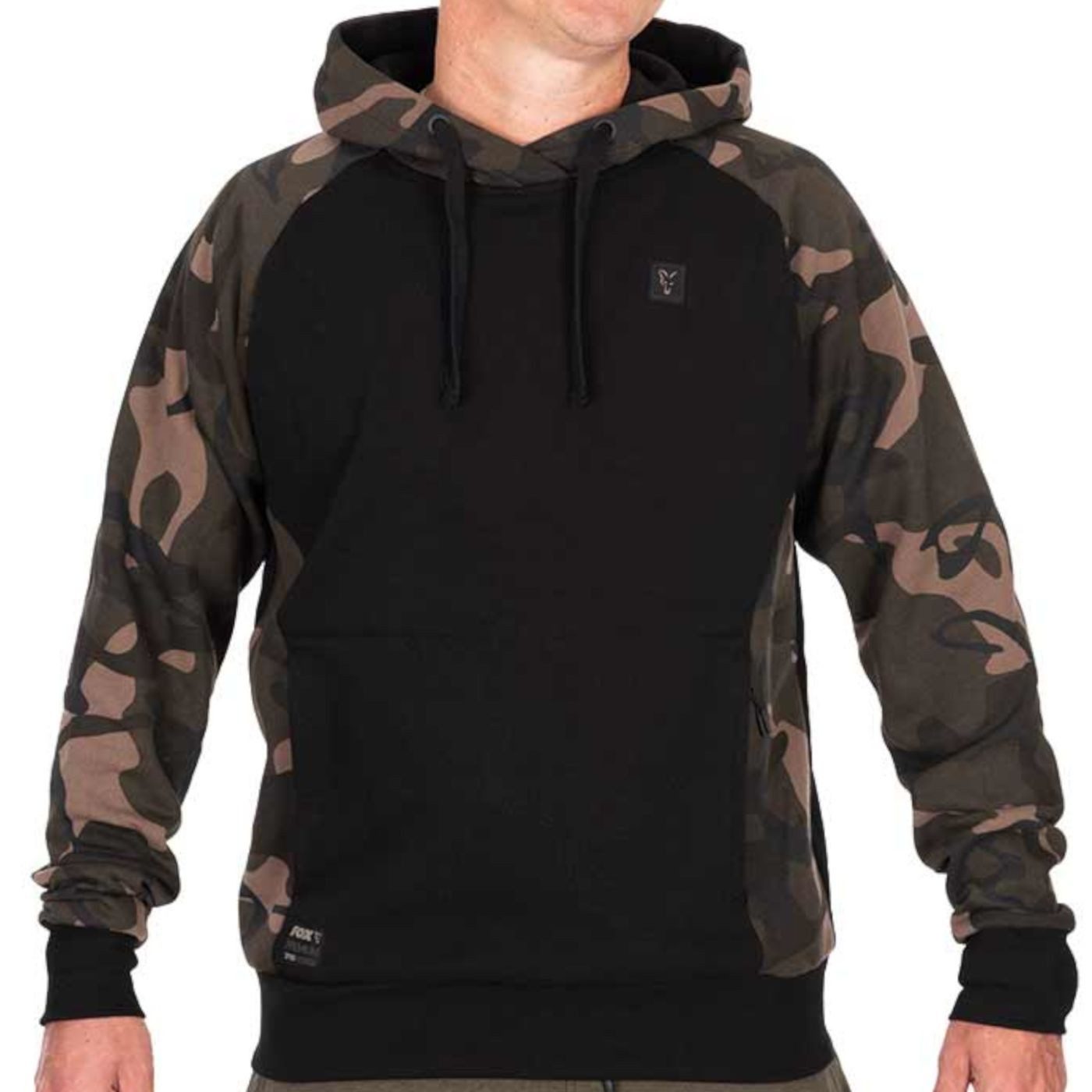 FOX International Kapuzenpullover Fox Black / Camo pullover premium Hoodie - Angelpullover