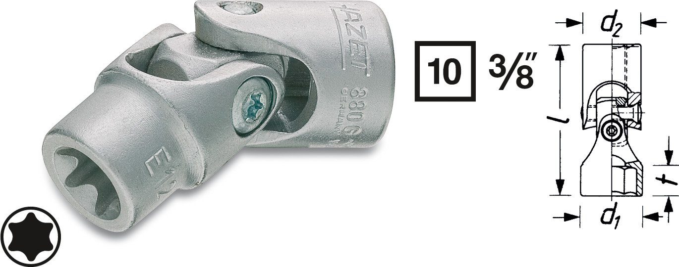 880G-E14 Hazet HAZET Steckschlüssel Steckschlüssel-Einsatz, TORX®