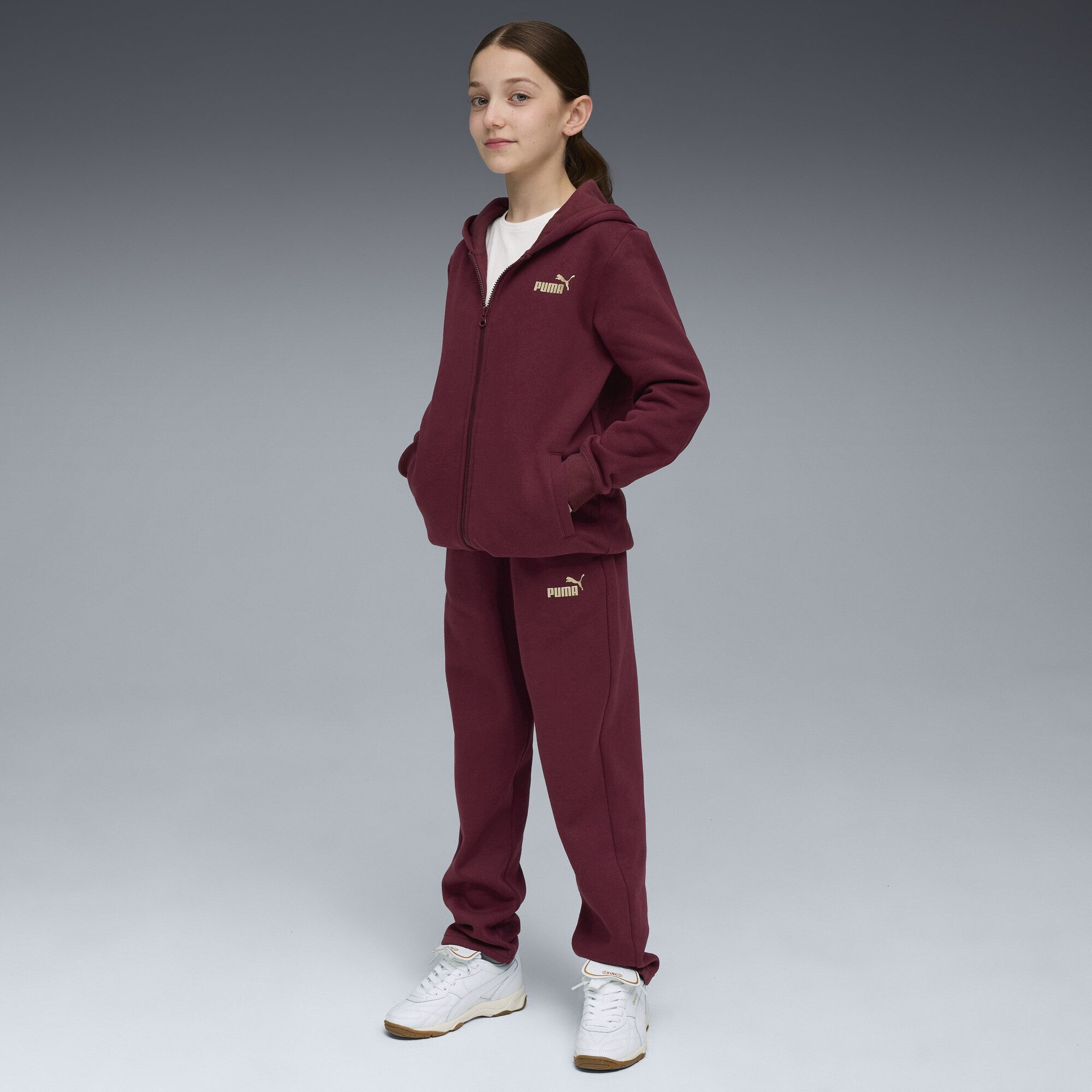 PUMA Jogginganzug Metallic Jogginganzug mit Kapuze günstig online kaufen