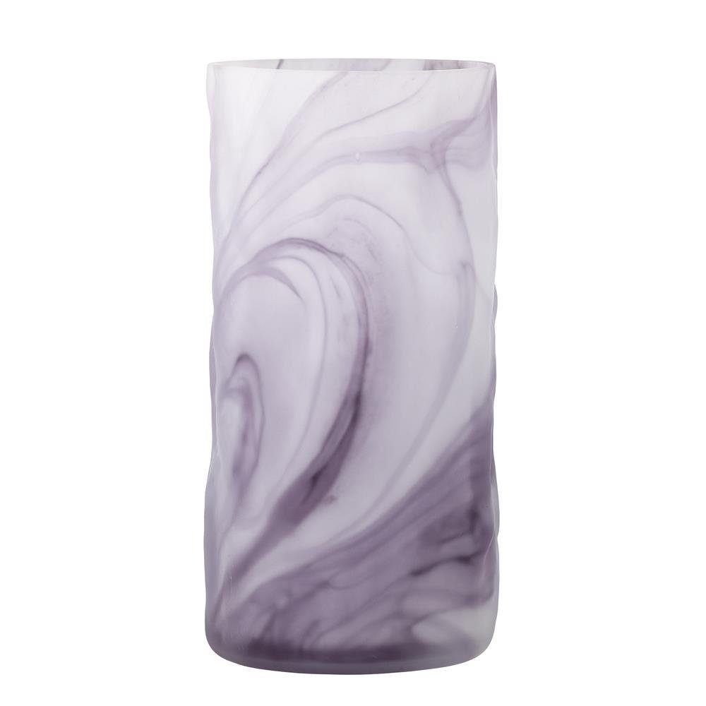 Bloomingville Dekovase Moore, Vase in Violett, 24,5cm, aus Glas