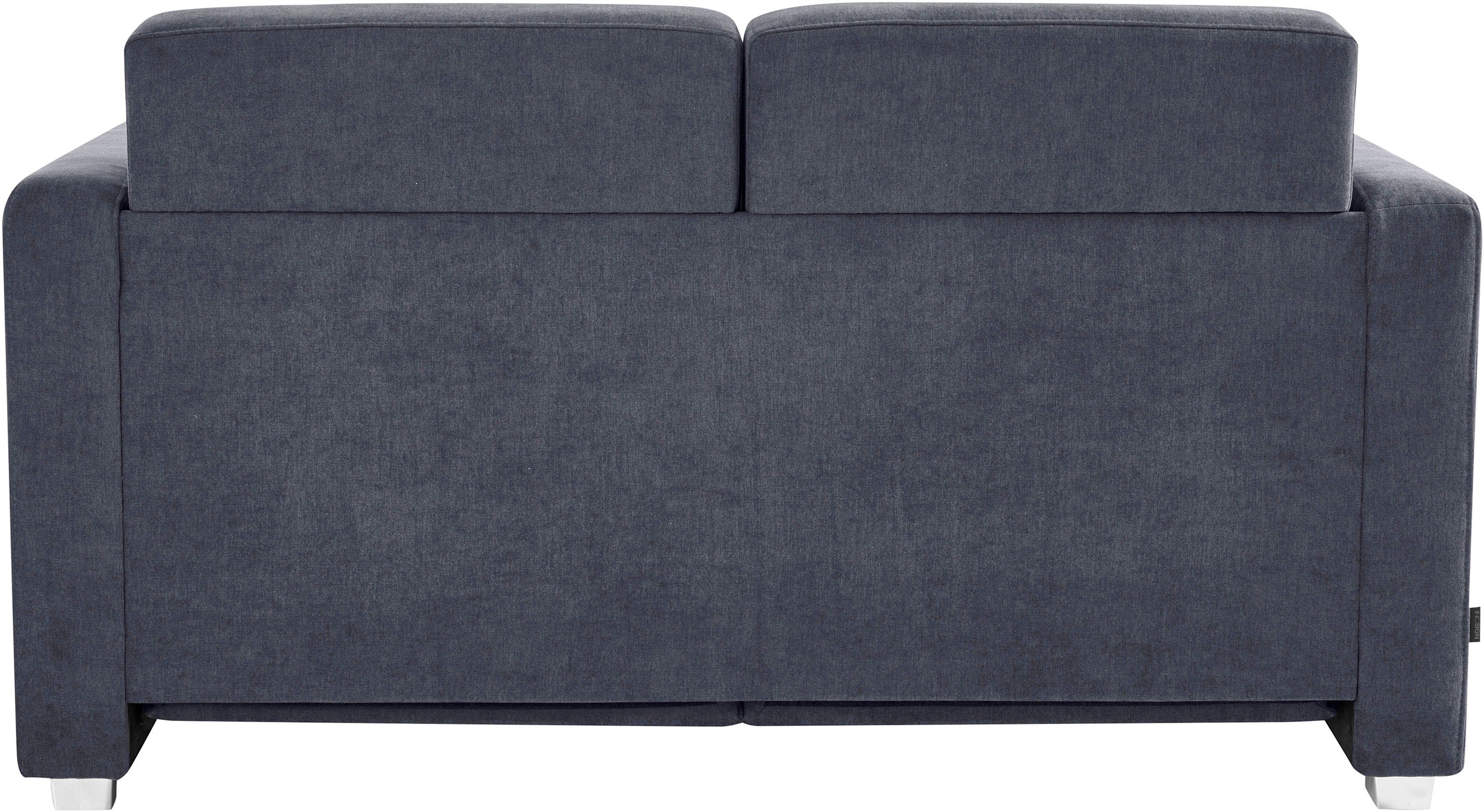 Home affaire Ecksofa Lazio modern und bequem, schmale Armlehnen, tolle Detailverarbeitung, mit 2 Einzelauszügen als Längsschläfer