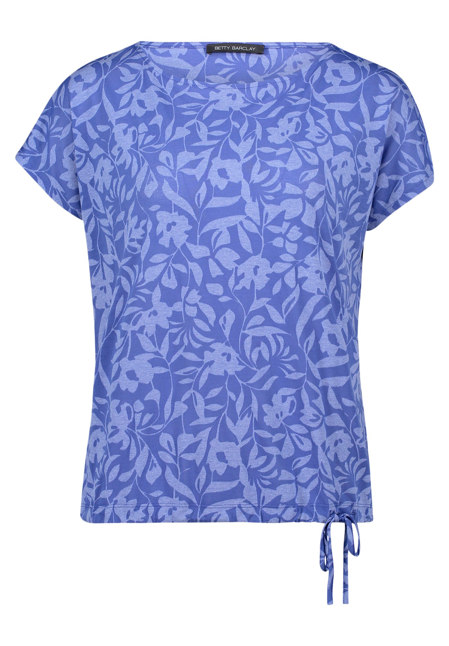 Kurzarmshirt Damen mit Tunnelzug