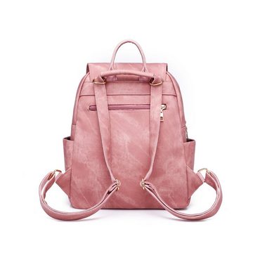 REDOM Rucksack Laptoprucksack Schulrucksack Schultertasche Reiserucksack aus Canvas (Laptop Notebook Tasche Uni Rucksack Anti-Diebstahl mit Geldbörse, Schultertasche, Schule Rucksack, Rucksäcke, Backpack mit Laptopfach), für Damen Frauen Jungen Teenager Freizeit Arbeit Business Reisen