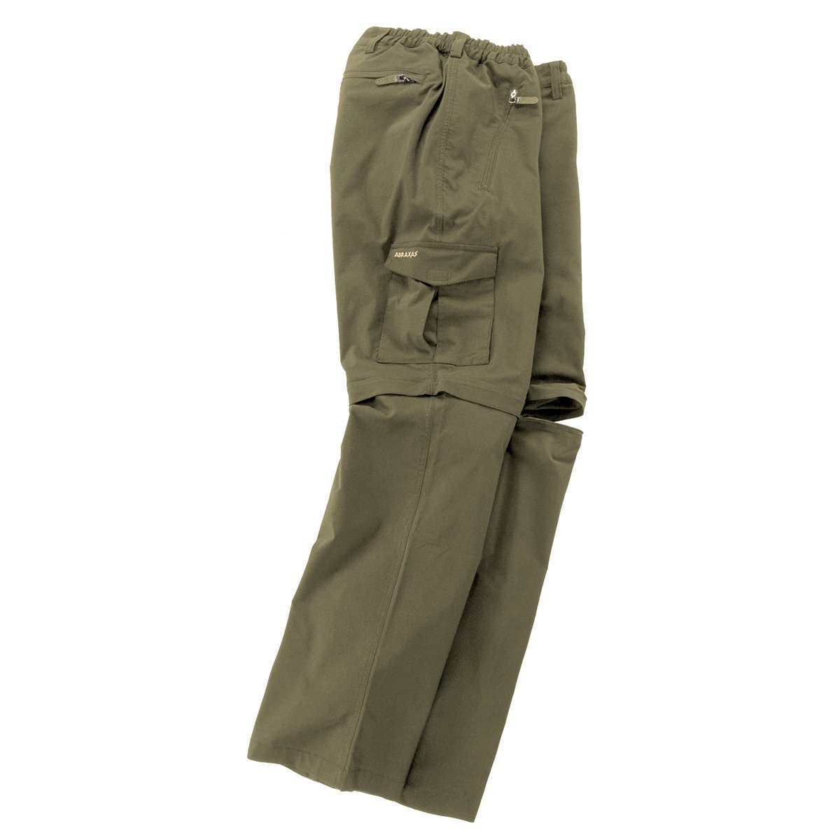 ABRAXAS Cargohose XXL Abraxas Zipp-off Cargohose khaki Gummibund
