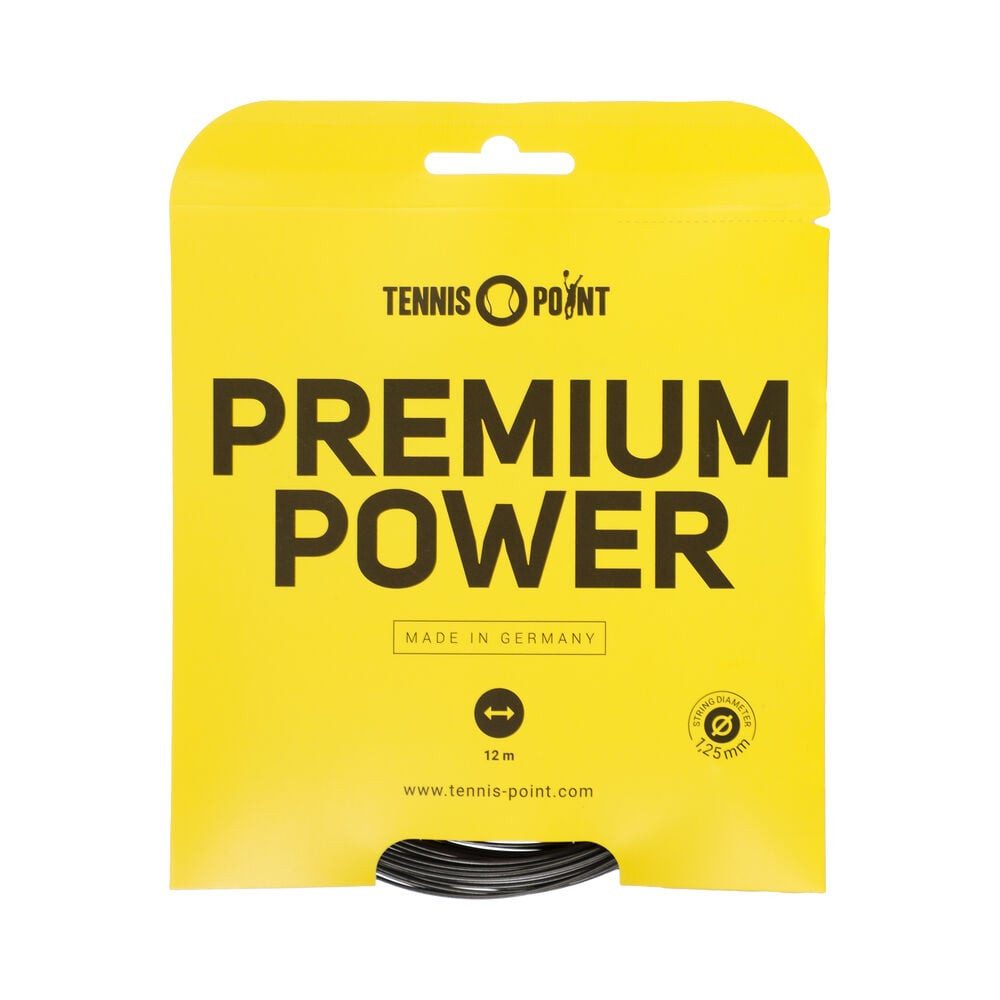 Tennissaite Premium Power 12m black