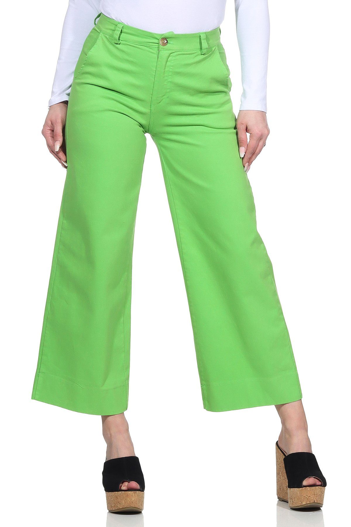 Aurela Damenmode Culotte »Weite Jeans für Damen sommerliche Schlagjeans«  sommerliche Farben, tolles Design online kaufen | OTTO