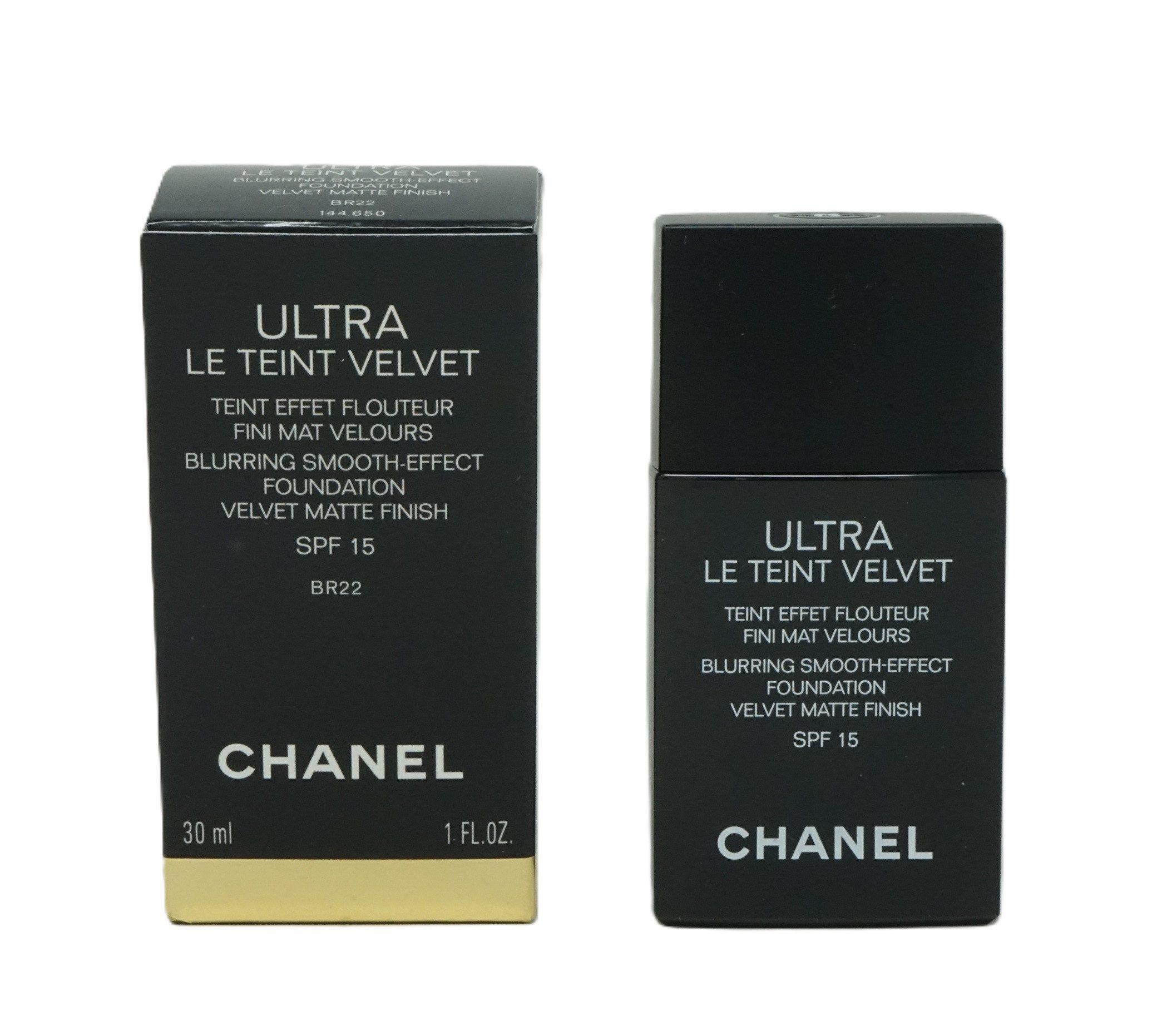 Foundation Chanel Le Teint Velvet Matte Finish Foundation 30 ml SPF 15 BR22