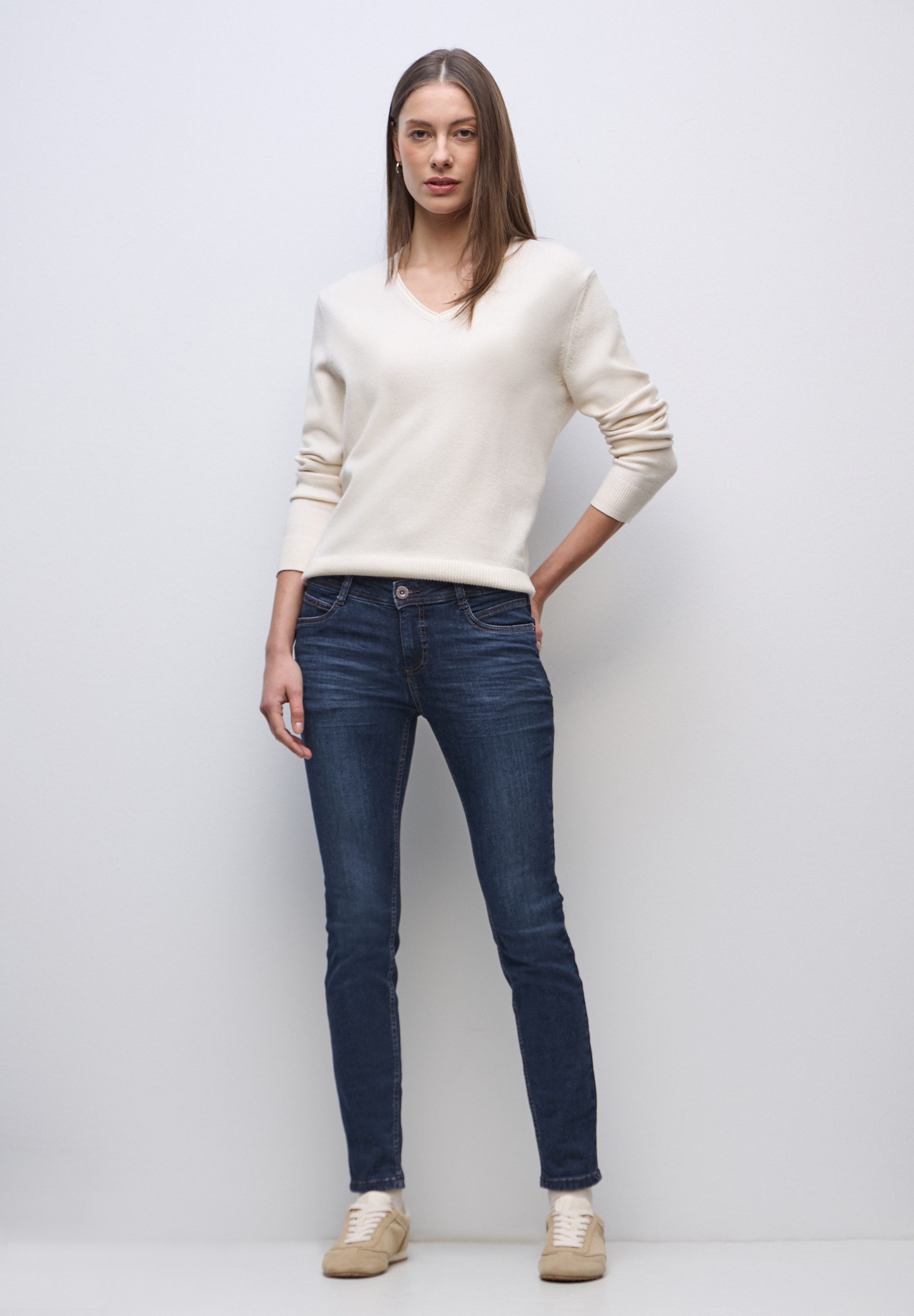 STREET ONE Slim-fit-Jeans 5-Pocket-Style