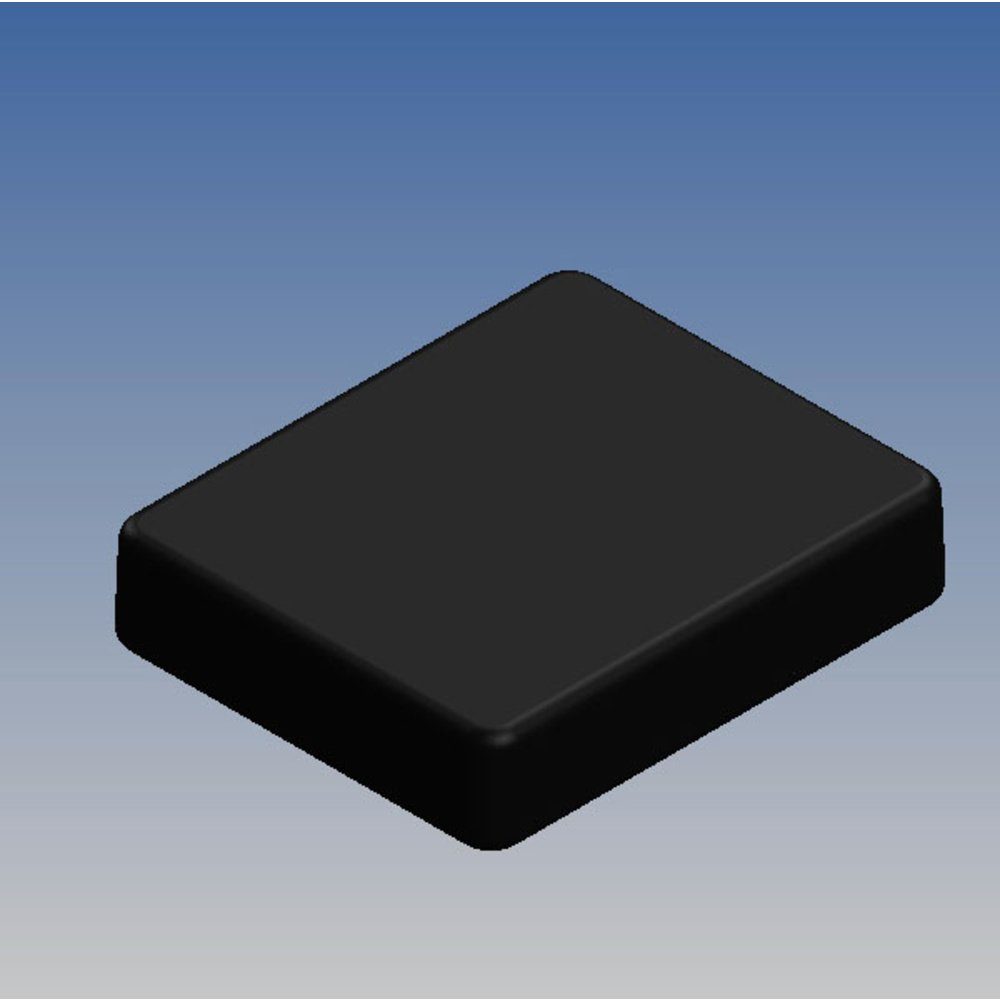 Gehäusedeckel TEKO SR21.9 Universal-Gehäuse 76.2 x 65.5 x 16.6 ABS Schwarz 1 St.