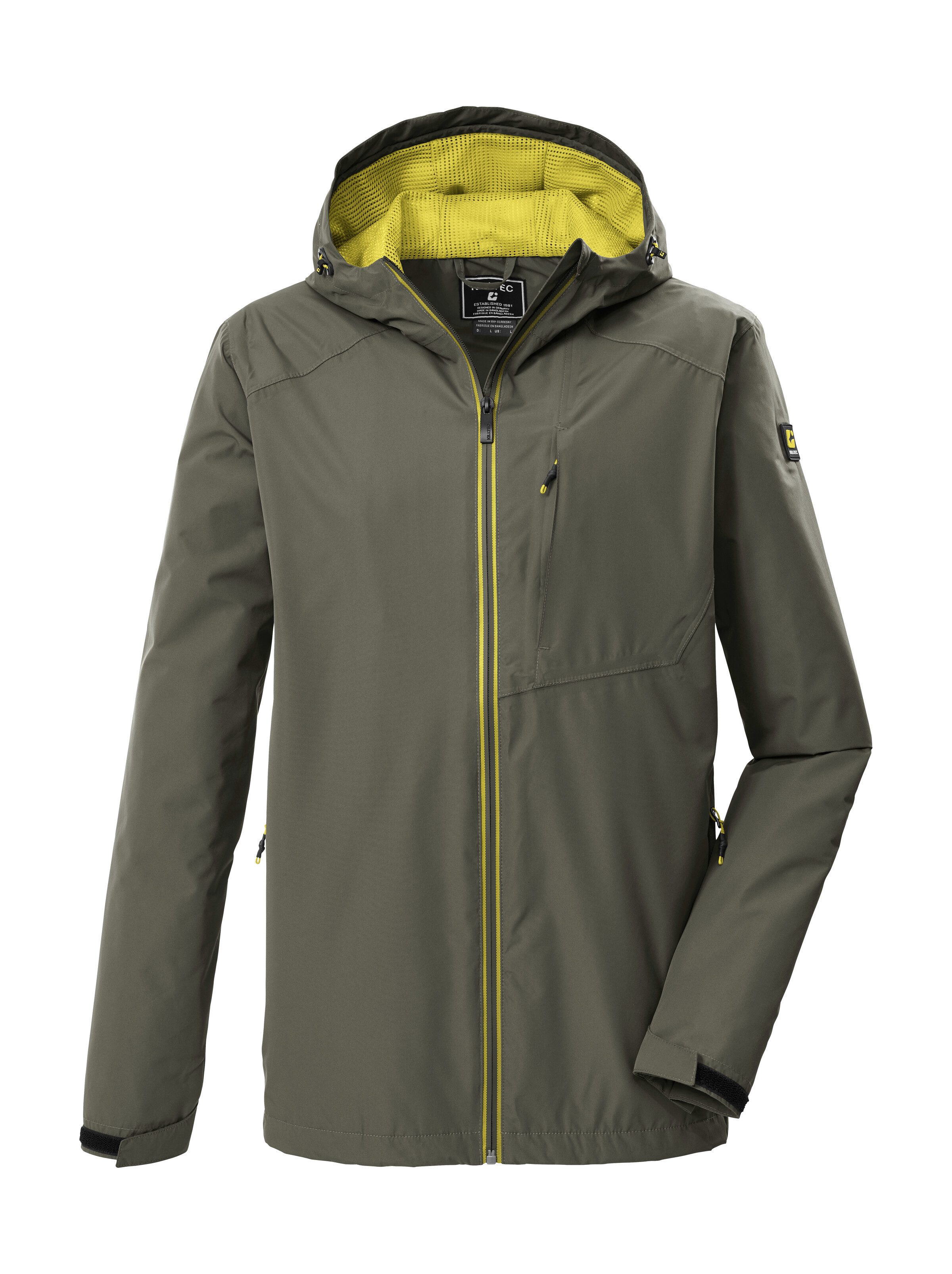 Killtec Funktionsjacke KOS 56 MN JCKT Leichte, wasserdichte Jacke, atmungsaktiv, kompakt verstaubar