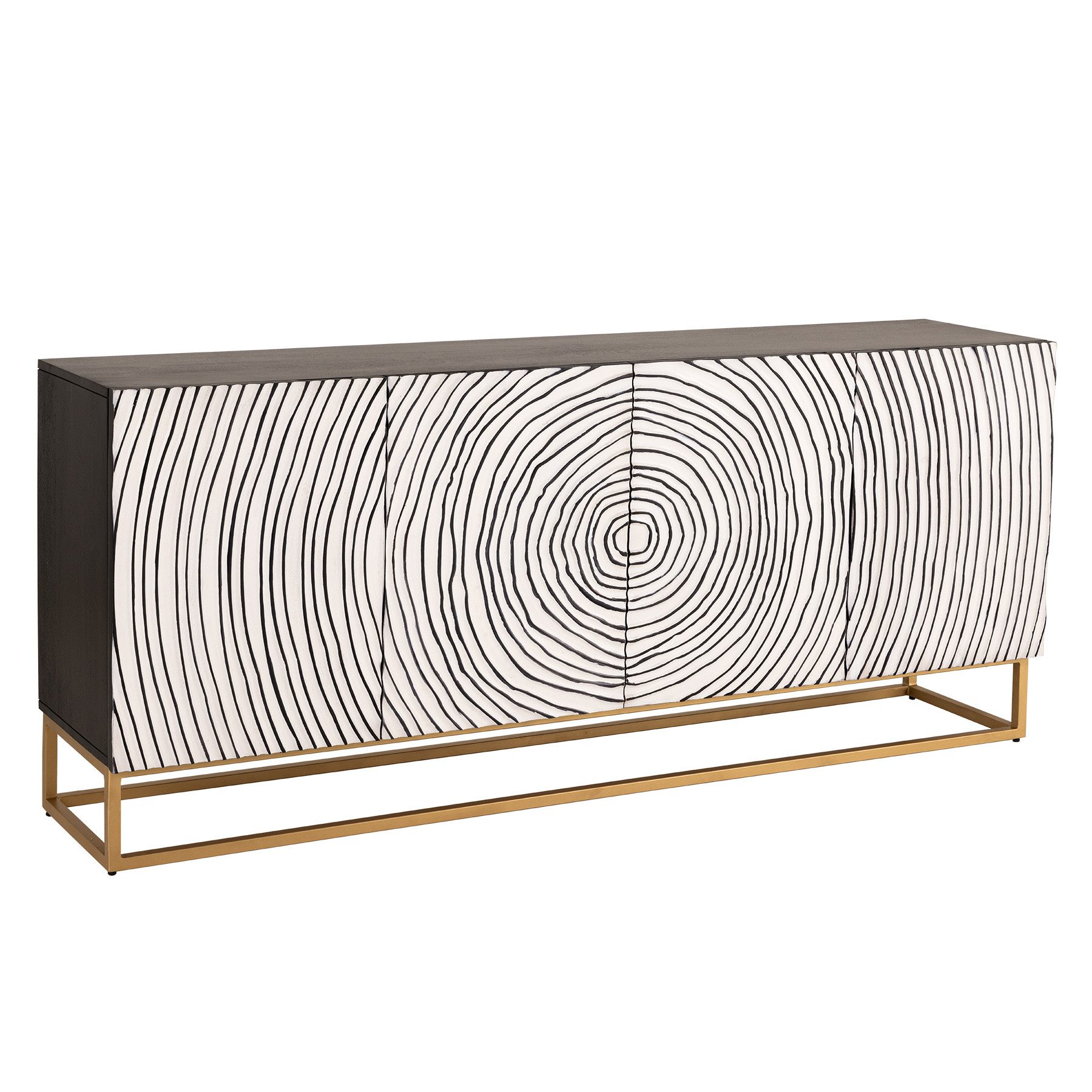 riess-ambiente Sideboard ZEN CIRCLES 180cm weiß günstig online kaufen