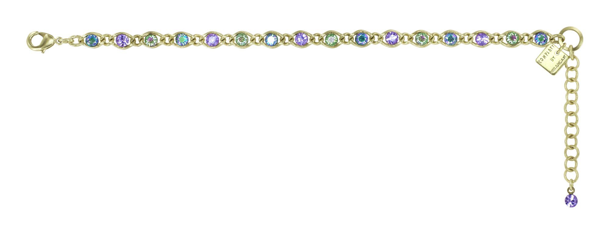 KONPLOTT Gliederarmband Konplott: Armband Magic Fireball shinny brass