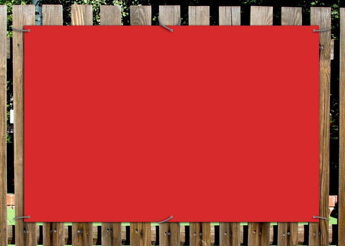 Thumbnail - Wallario Sichtschutzzaunmatten Rot