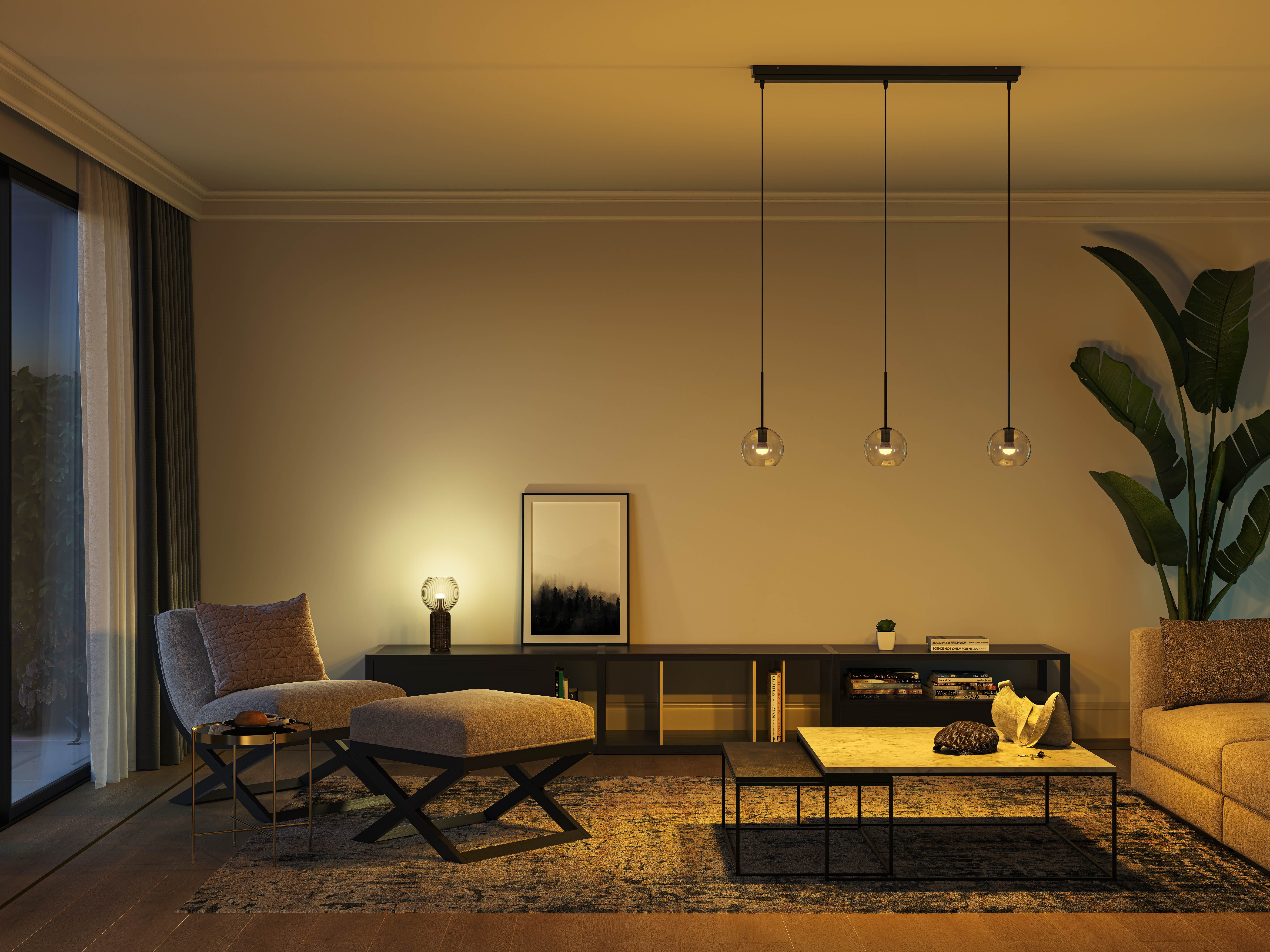 Philips Hue LED-Leuchtmittel White & Color Ambiance Luster, Tropfenform 470lm, E14, 1 St., Farbwechsler – Bild 4 von 5