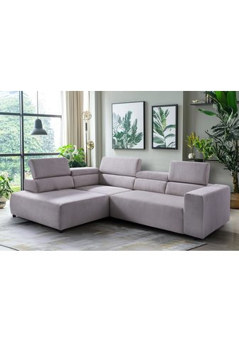 exxpo - sofa fashion Ecksofa VITTORIO ir Kopfteil- ir Sitzt...