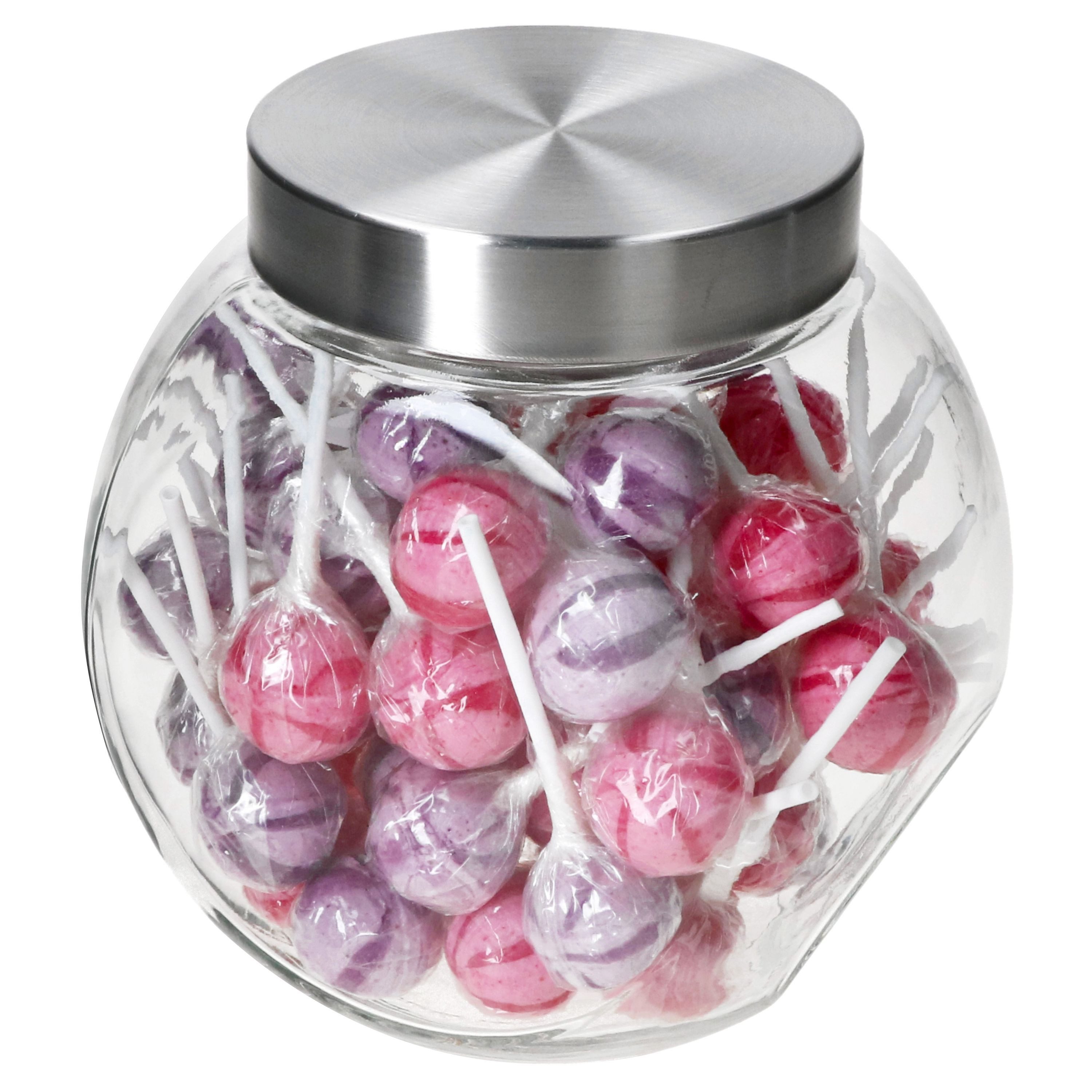 MamboCat Vorratsglas MamboCat Dora Keksglas 2L Bonbonniere Glasdose mit Metall-Deckel, Glas