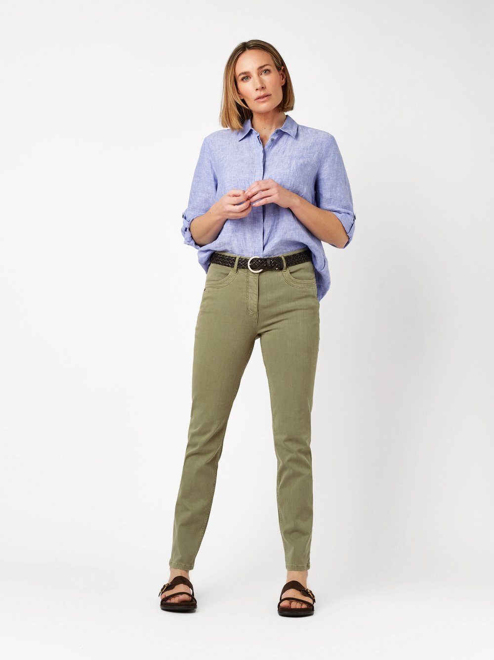 TONI Slim-fit-Jeans Be Loved mit hohem Bund