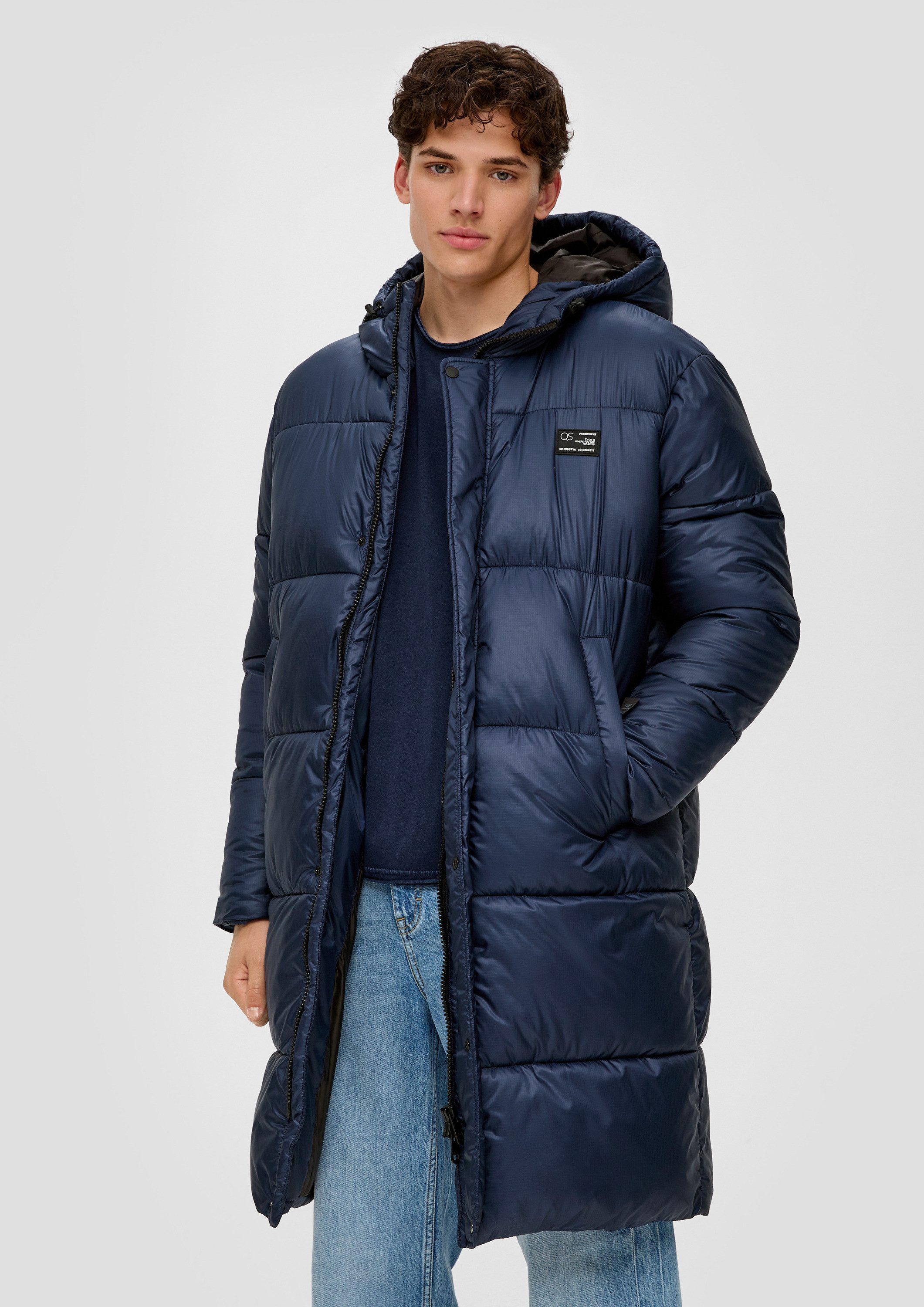 QS Wintermantel Outdoor-Mantel Wärmender Puffer Mantel im Loose Fit günstig online kaufen