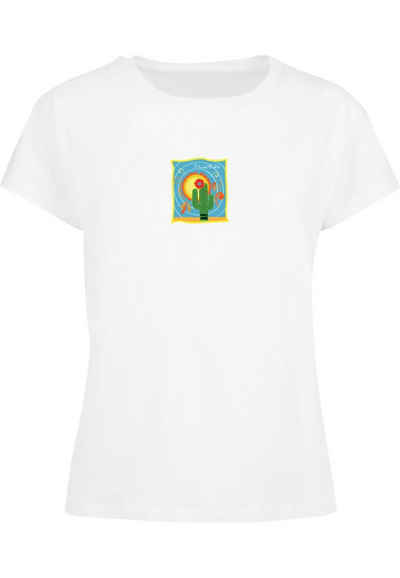 Merchcode T-Shirt Merchcode Damen Ladies Frida Kahlo - Cactus Box Tee (1-tlg)