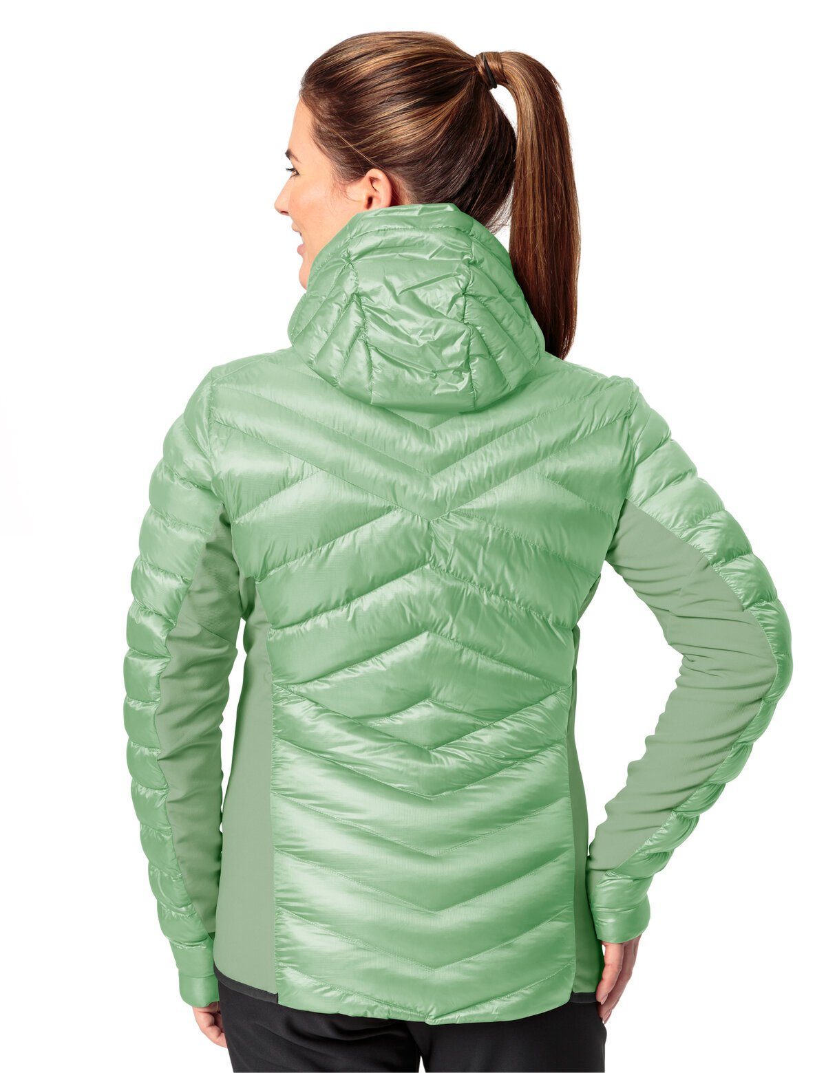 Jacket Women's aloe Outdoorjacke kompensiert (1-St) VAUDE II Klimaneutral Sesvenna vera Pro