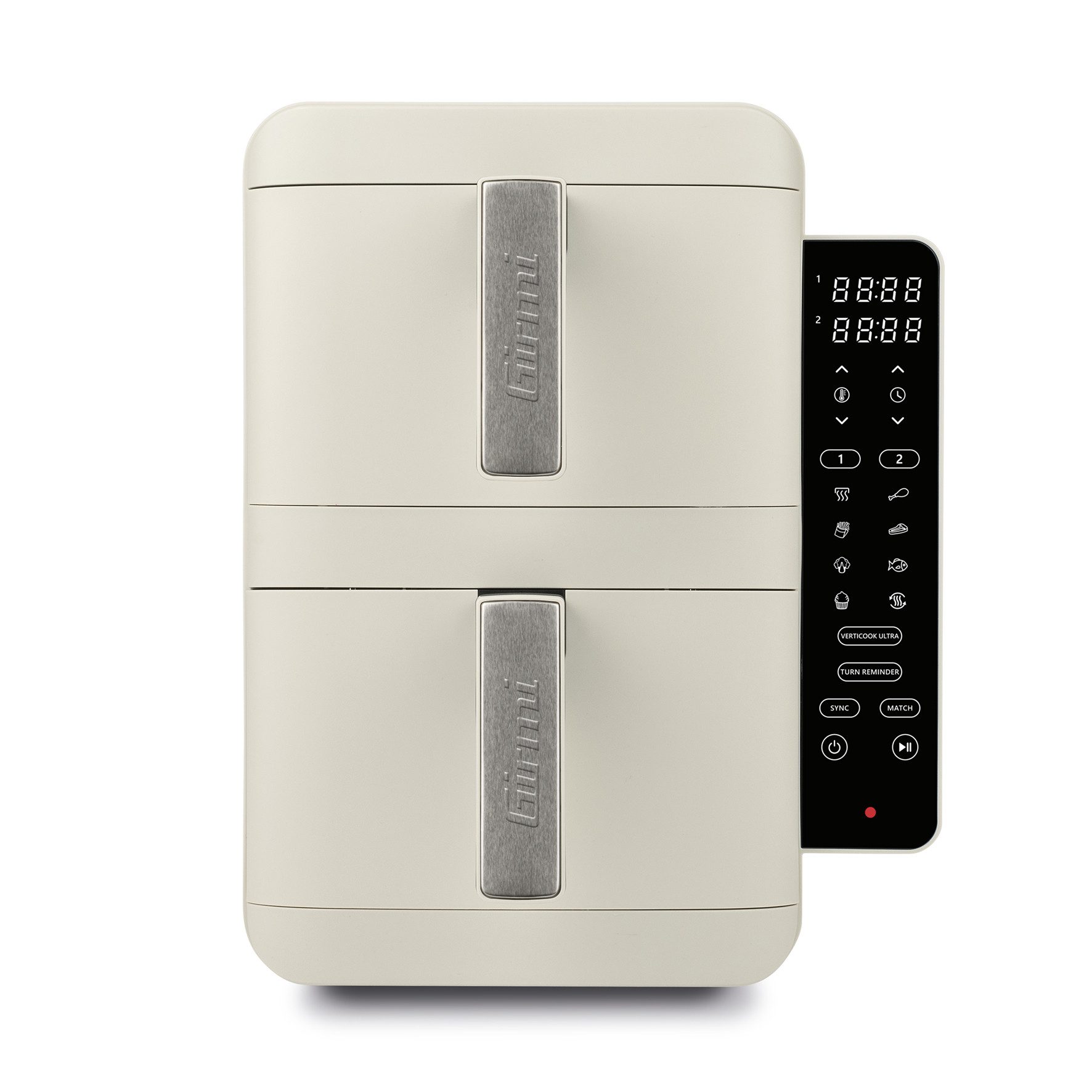 Girmi Heißluftfritteuse FG4101 Ecofrit Dual FG41 9 Liter, 2 Garkörbe, SYNC- & MATCH-Funktion, 2400 W, 2 Garzonen je 4,5 Liter, 9 Programme, Zubehör – Bild 2 von 5