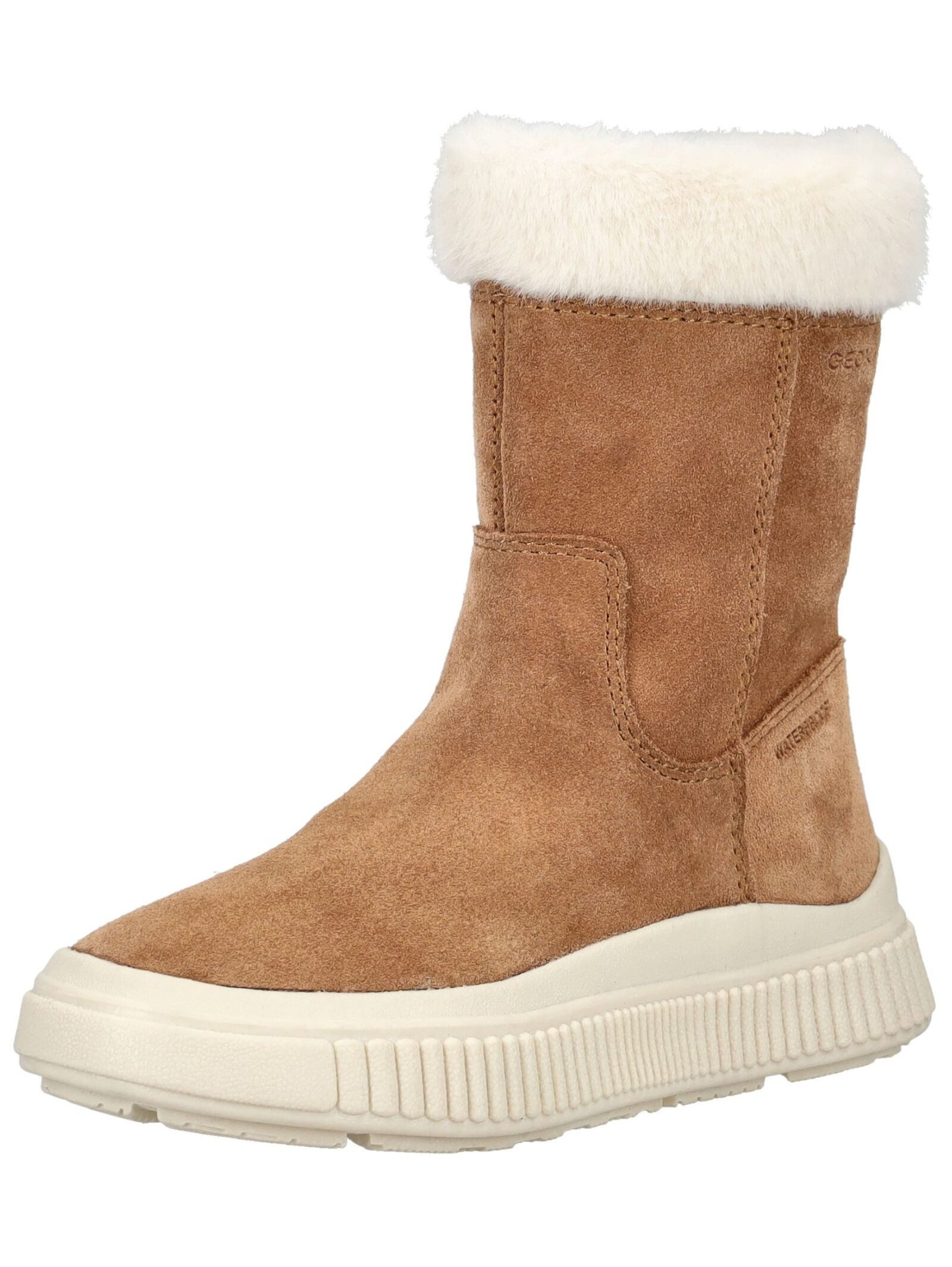 Stiefelette Leder/Textil . Stiefelette