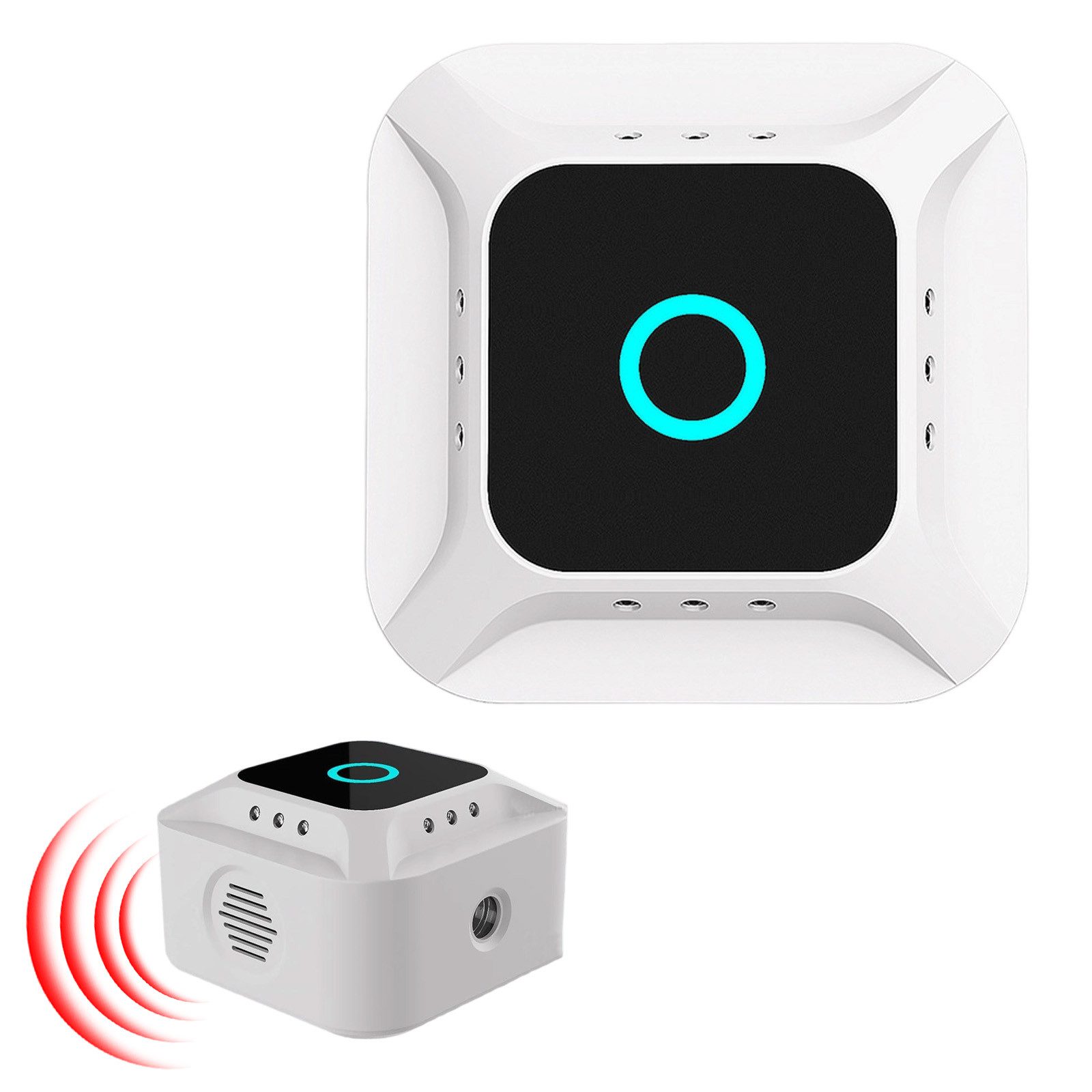 MODFU Ultraschall-Tierabwehr Tierabwehr Elektronischer Ultraschall Nagervertreiber, Tierabwehrgerät Nagetiere vertreiben ohne Chemie 1-tlg., mit 3 einstellbare Modi für Innenräume bis 200 m², 360° Abdeckung, einfache Steckdoseninstallation, für Küche Keller Garage Wohnraum